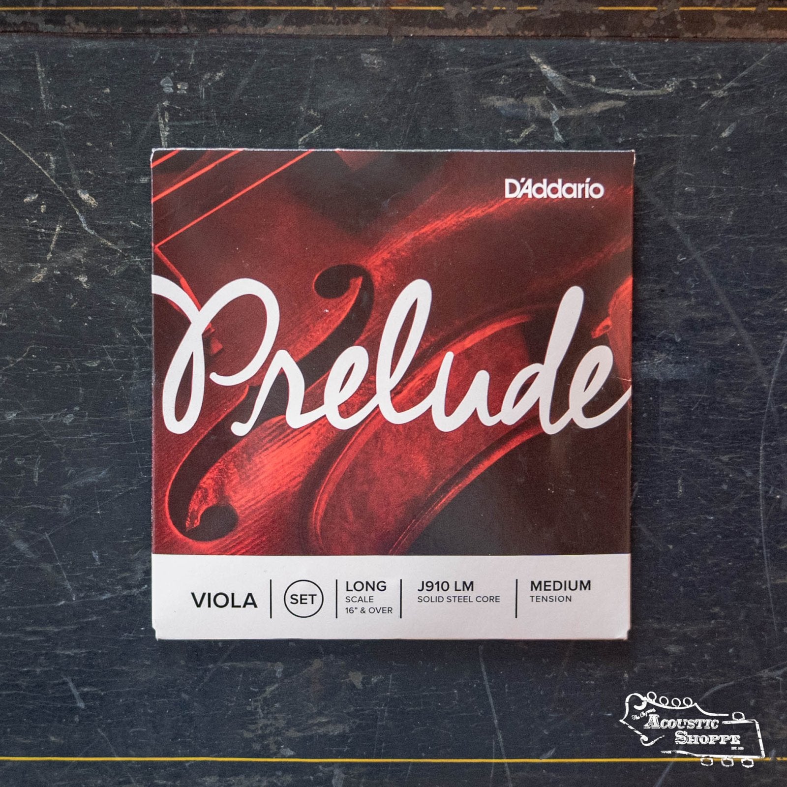 D'Addario J910 LM Prelude Viola String Set Long Scale Medium Tension