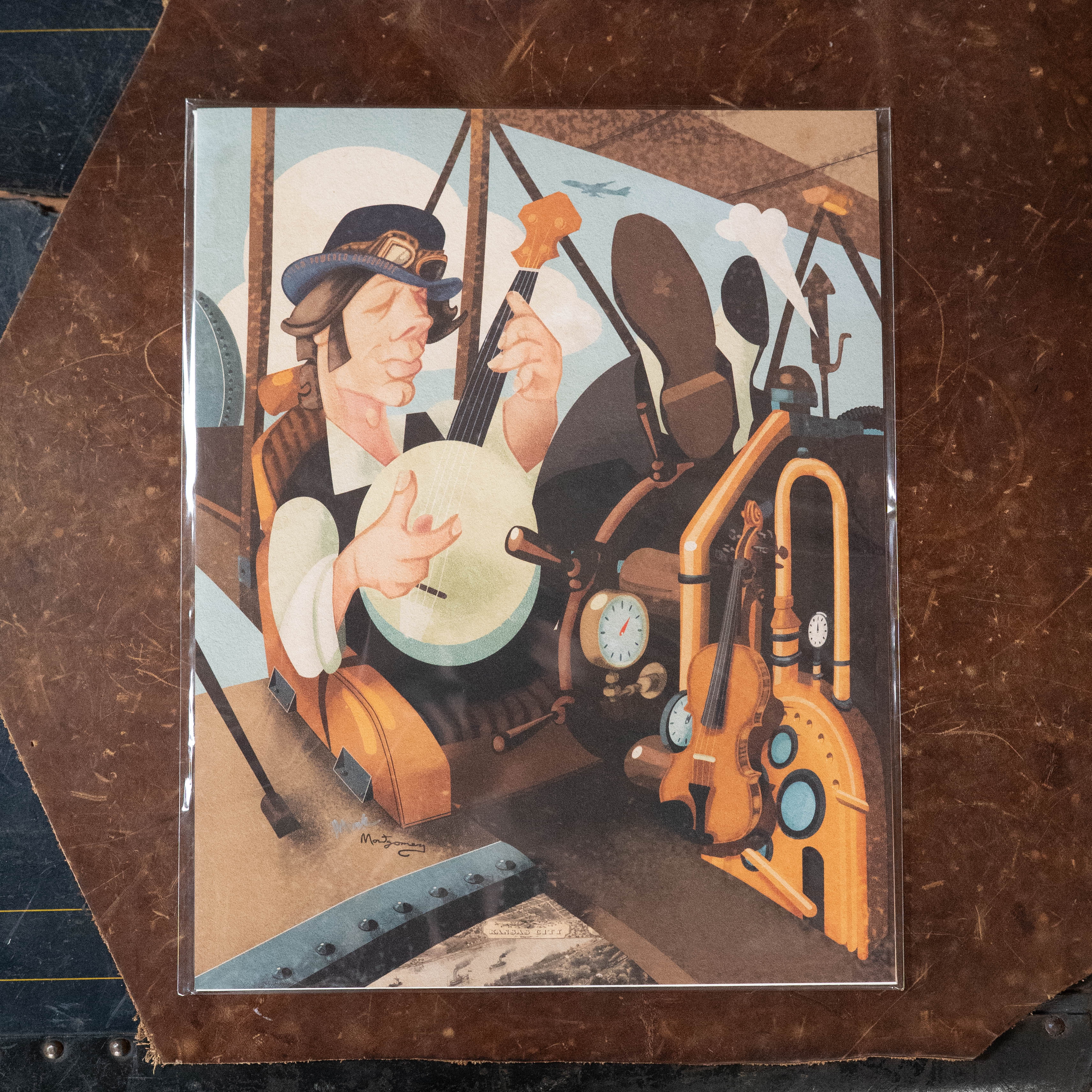 John Hartford 11x14 Print by Mark Montgomery