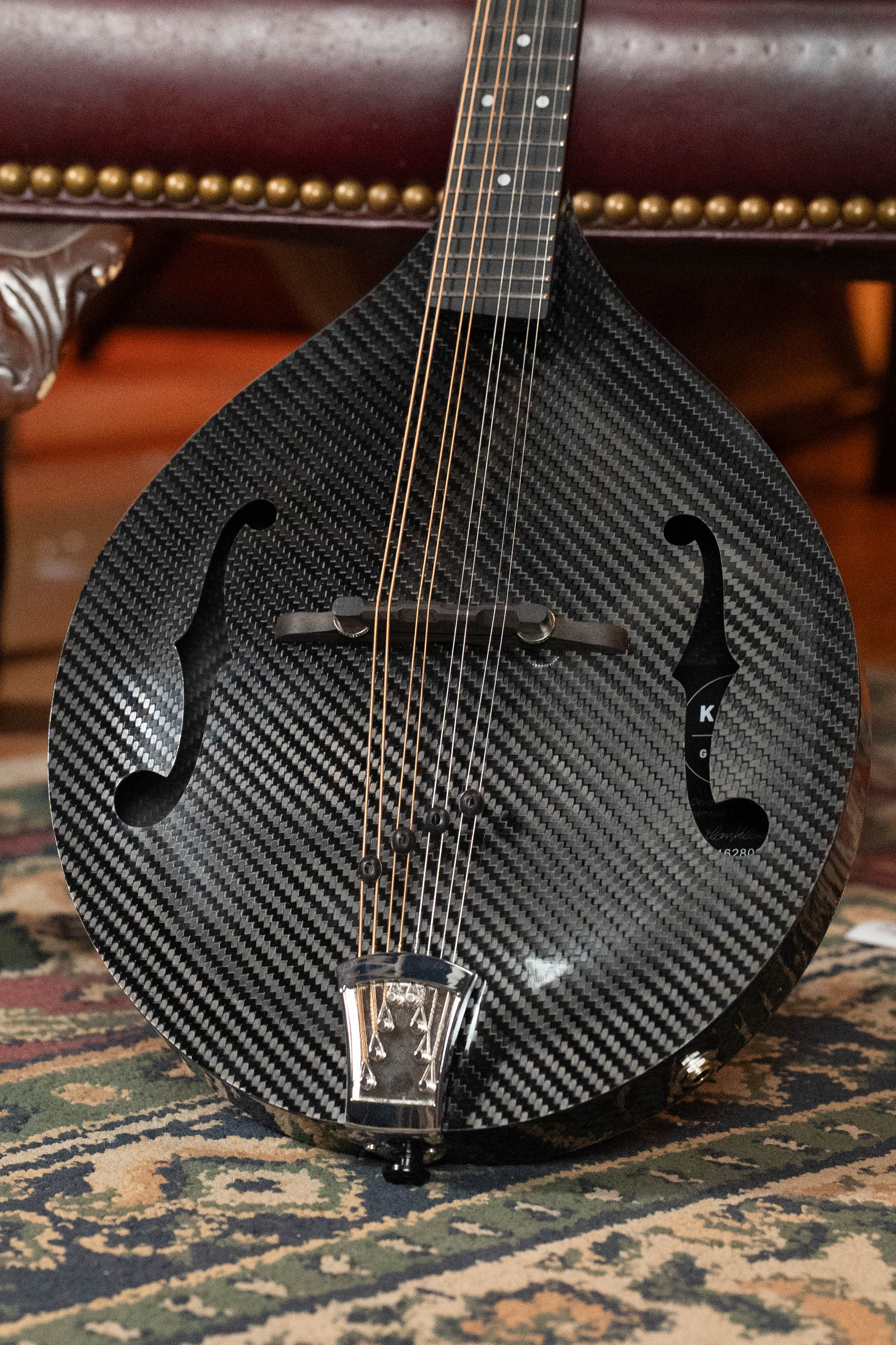 KLOS X_MA_DAE Full Carbon A-Style Mandolin w/KLOS Transducer Pickup #2803