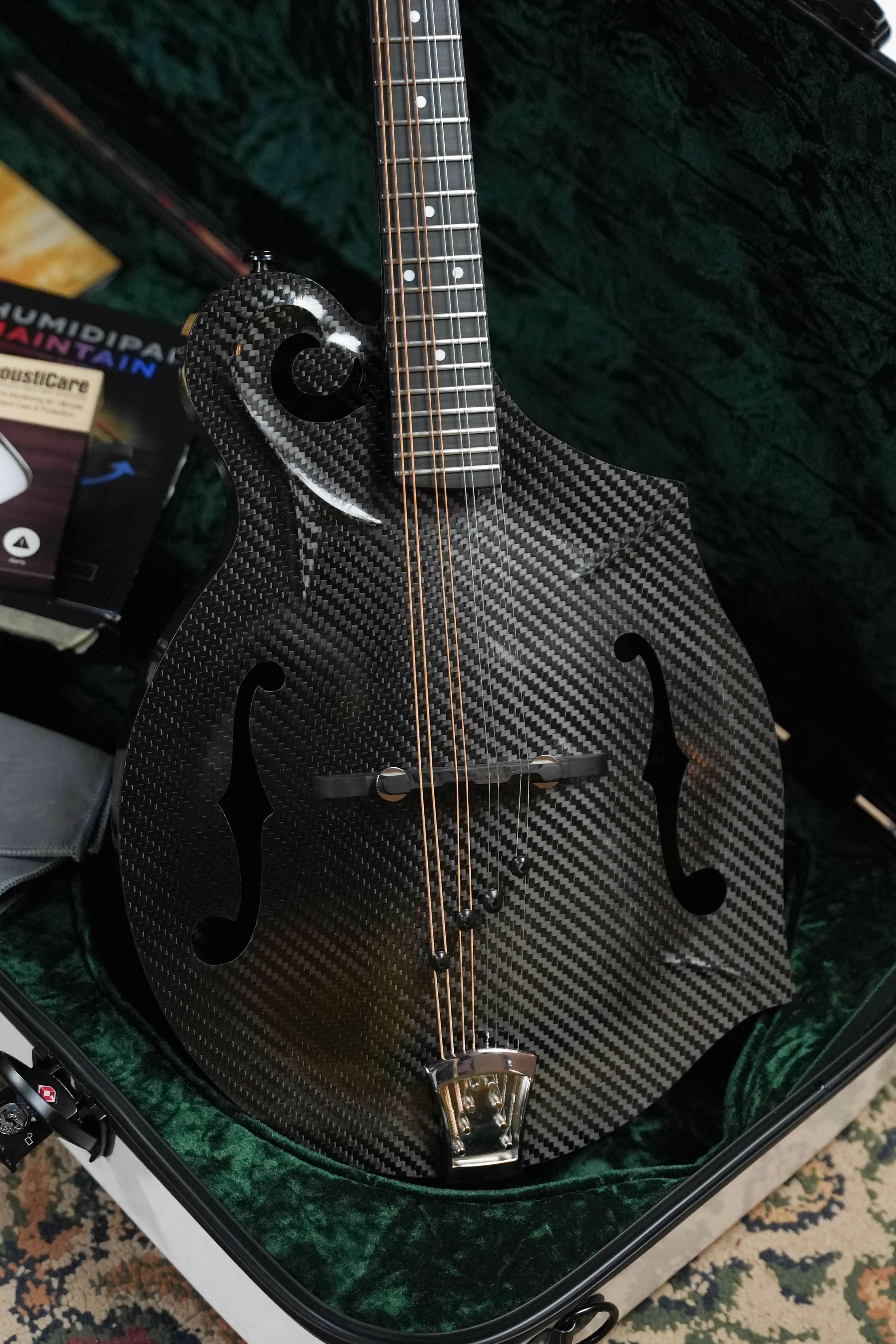 KLOS X_MF_DAE Full Carbon Fiber F-Style Acoustic-Electric Mandolin w/ Pickup #5061