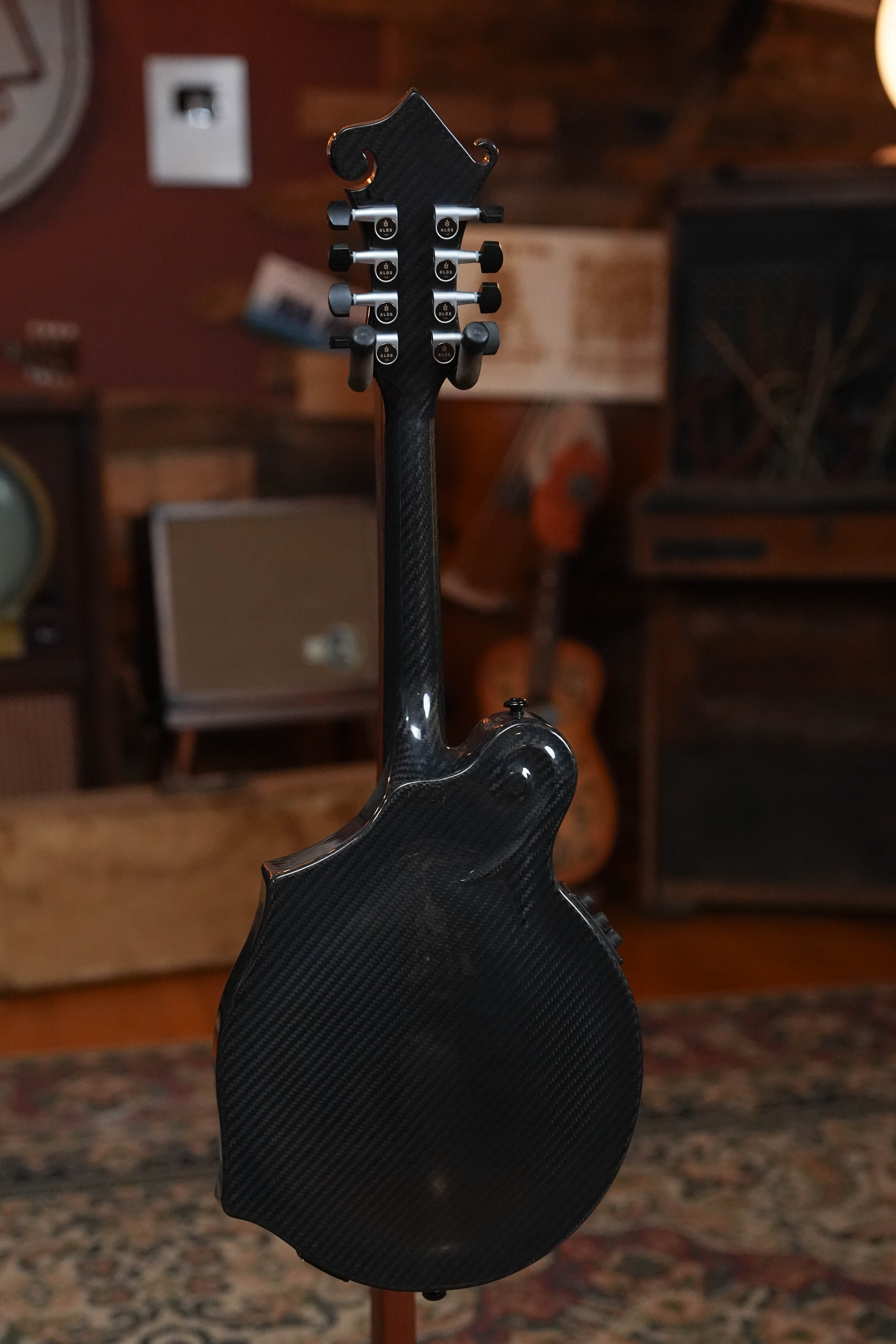KLOS X_MF_DAE_EQ Full Carbon Fiber F-Style Acoustic-Electric Mandolin w/ Electronics #5176