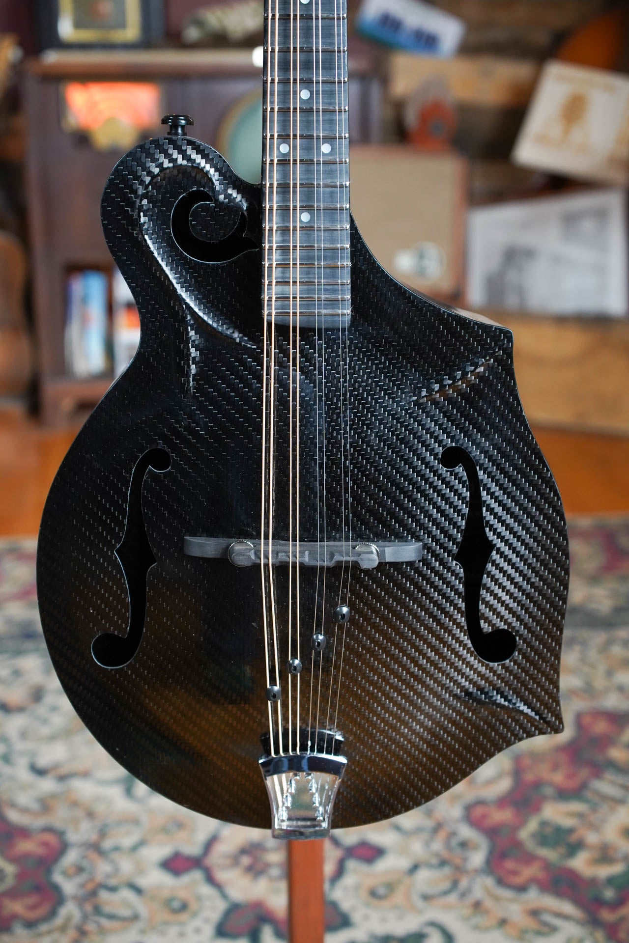 KLOS X_MF_DA Full Carbon Fiber F-Style Acoustic Mandolin #5148