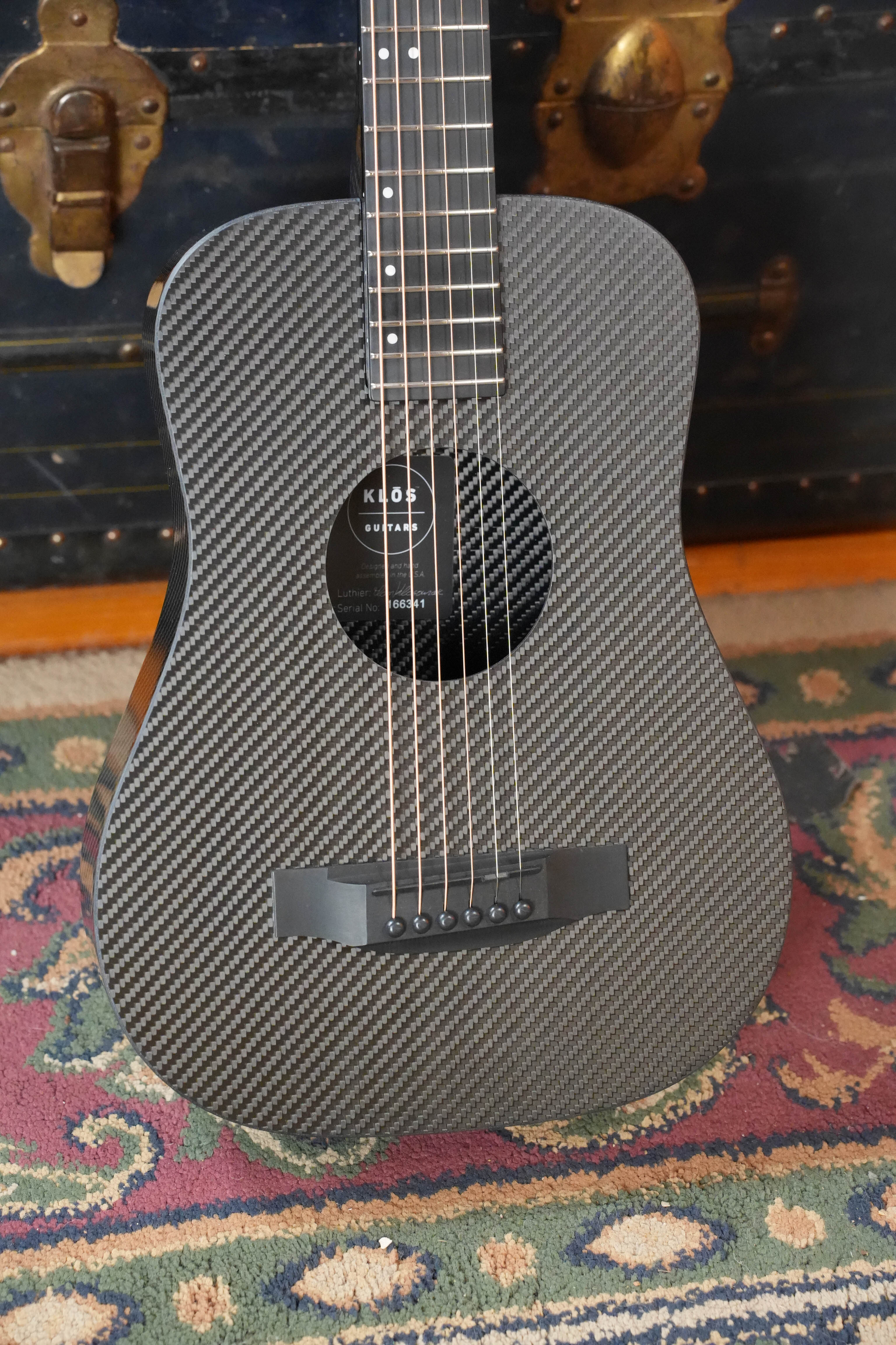 KLOS X_T_DA Full Carbon Fiber Travel Acoustic Guitar #6341