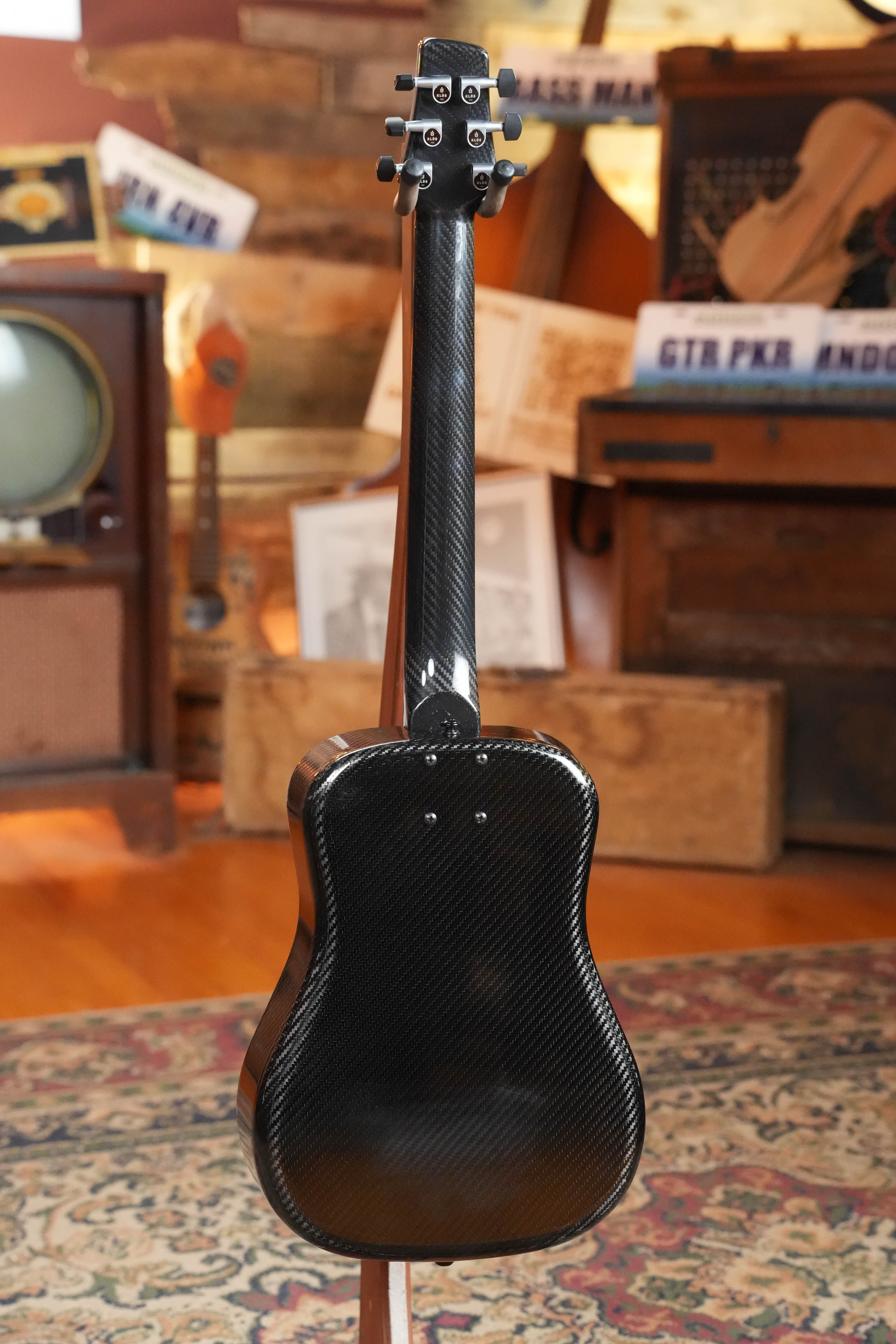 KLOS X_T_DA Full Carbon Fiber Travel Acoustic Guitar #6341