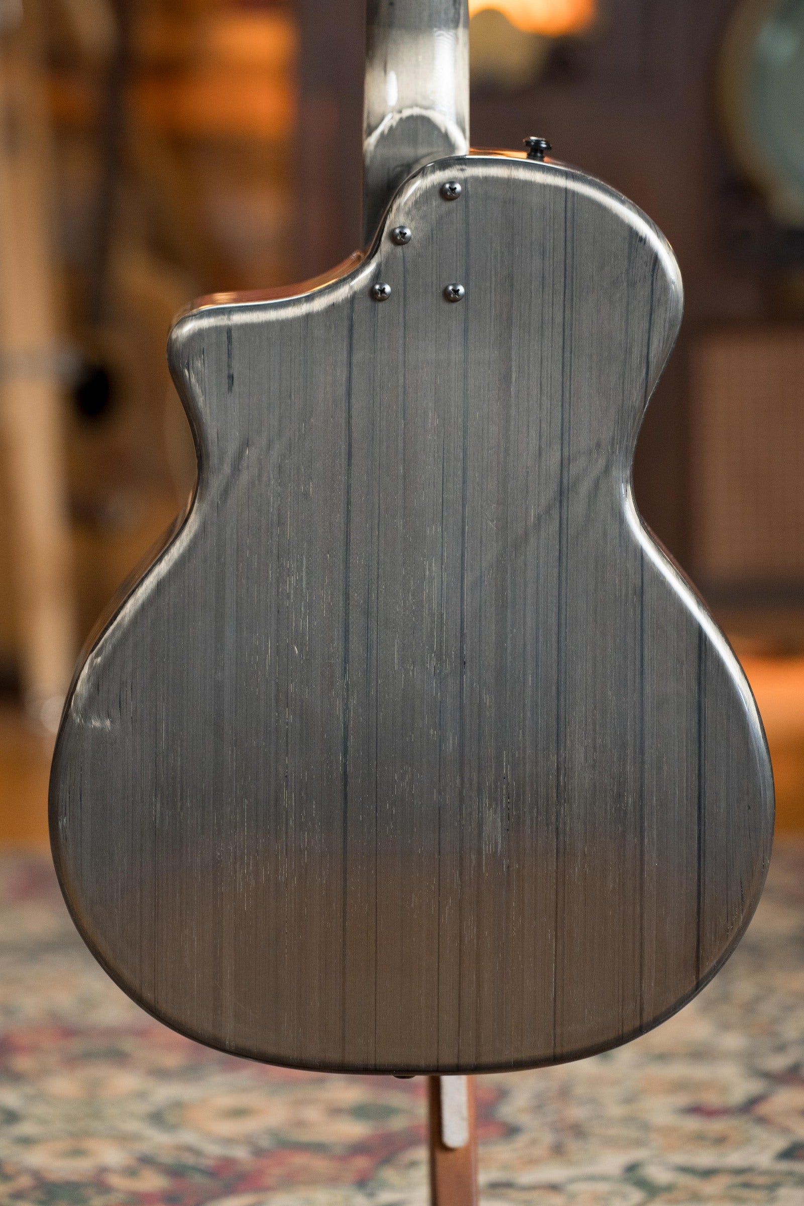 KLOS CT_MINI_DAE Full Carbon Timber Grand Cutaway Mini Guitar w/LR Baggs Pickup #1879