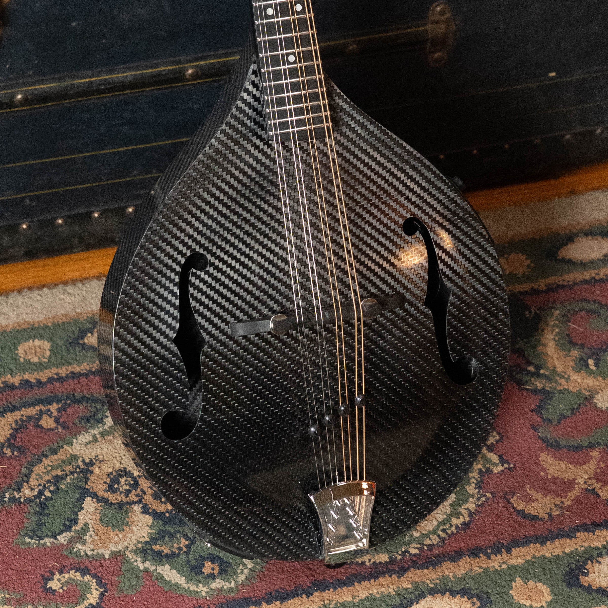 KLOS *Left-Handed* X_MA_DAE_EQ Full Carbon A-Style Mandolin w/KLOS EQ Preamp Pickup #4969