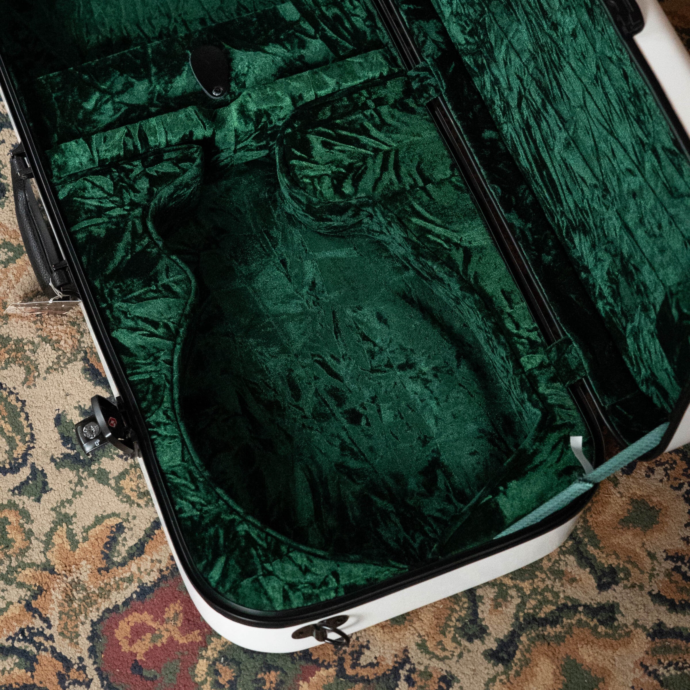 KLOS White Mandolin Hardshell Case