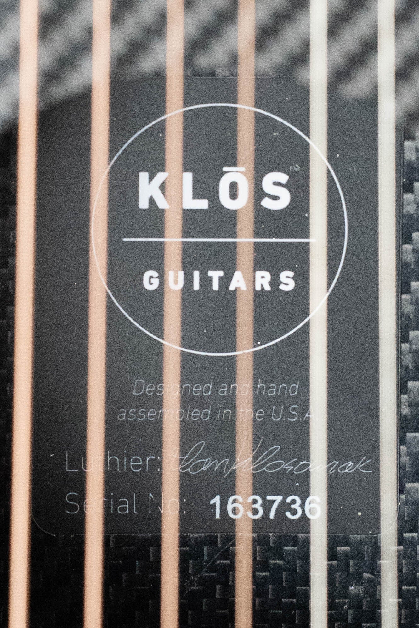 KLOS X_F_DAE Full Carbon Dreadnought Guitar w/Fishman Pickup #3736
