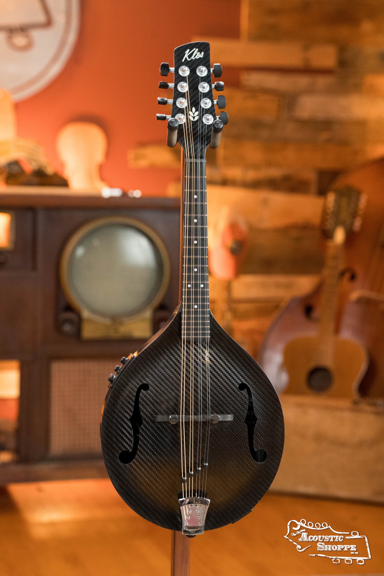 KLOS X_MA_DAE Full Carbon A-Style Mandolin w/KLOS EQ Preamp Pickup #3606