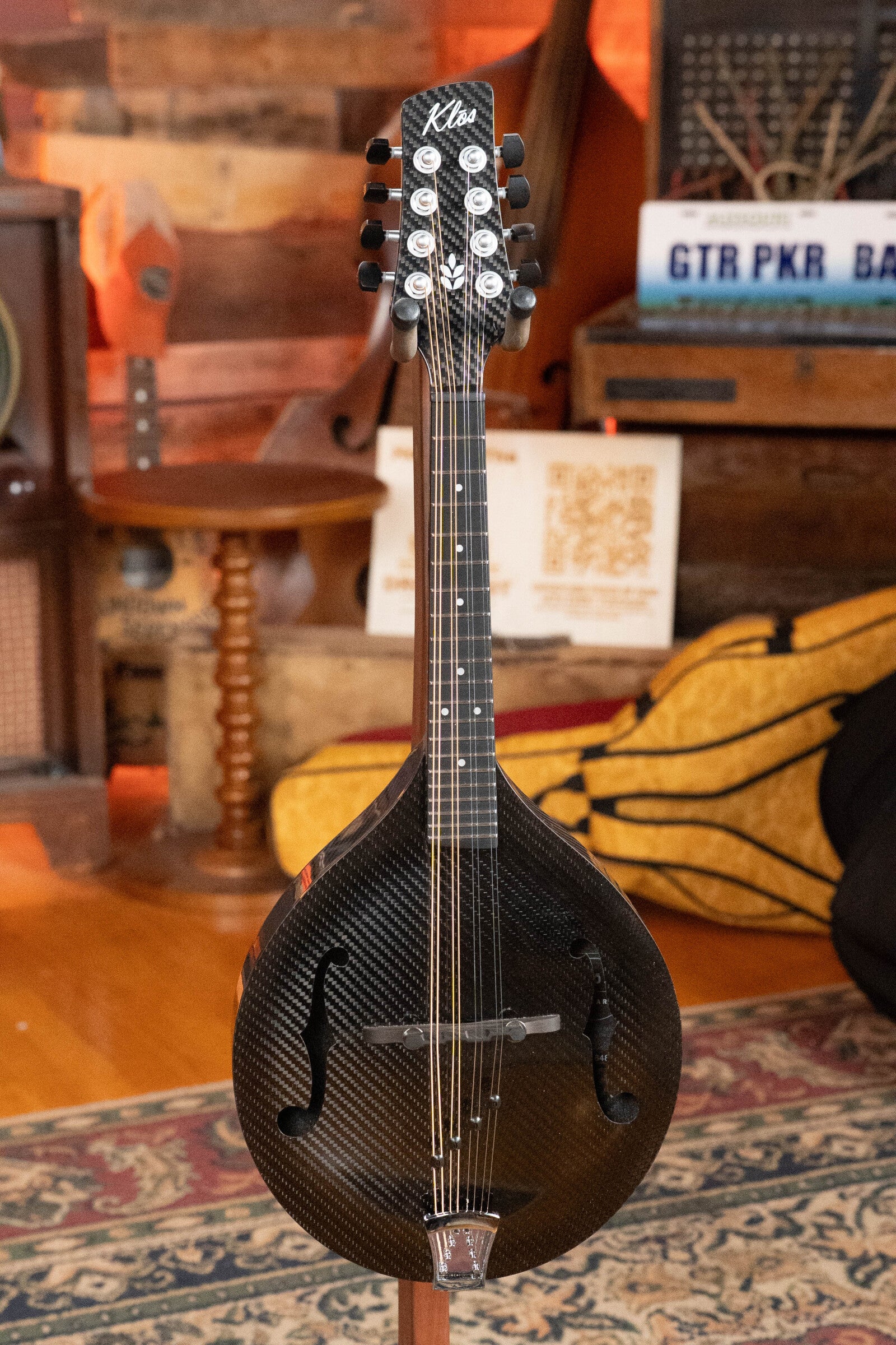 KLOS X_MA_DAE Full Carbon A-Style Mandolin w/KLOS Transducer Pickup #4824