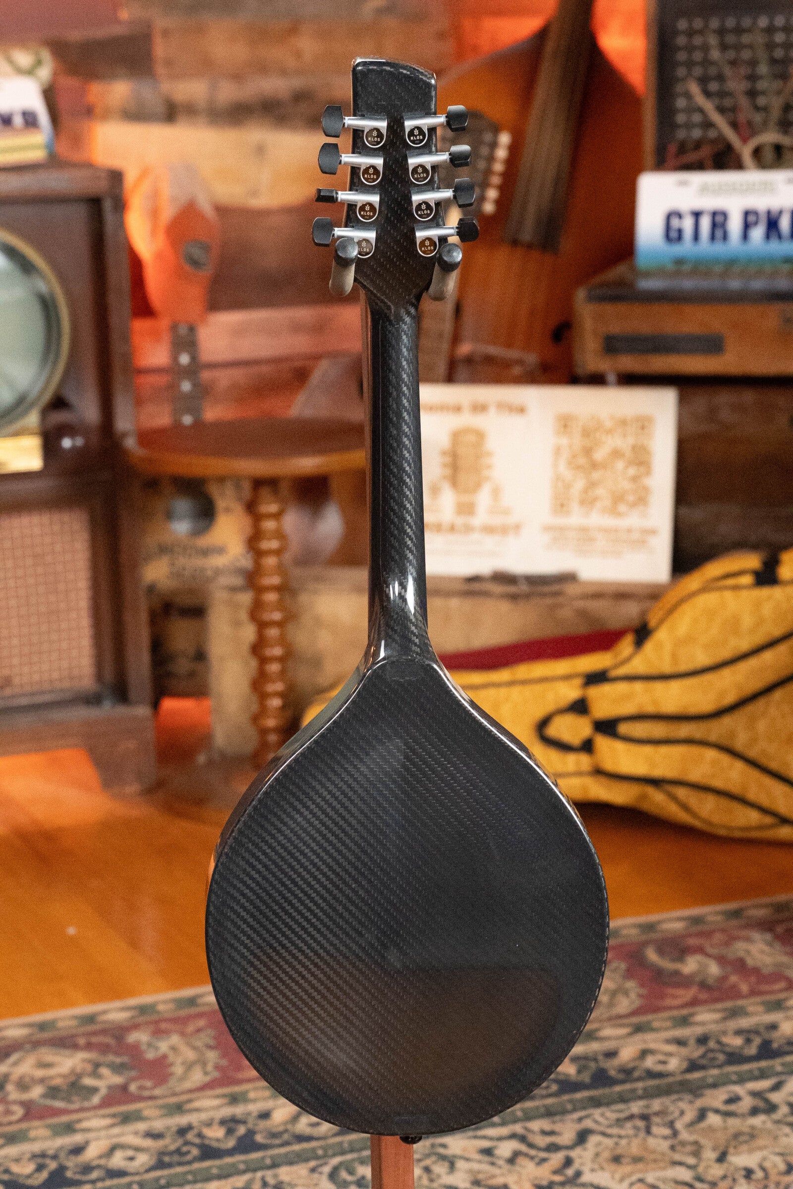 KLOS X_MA_DAE Full Carbon A-Style Mandolin w/KLOS Transducer Pickup #4824