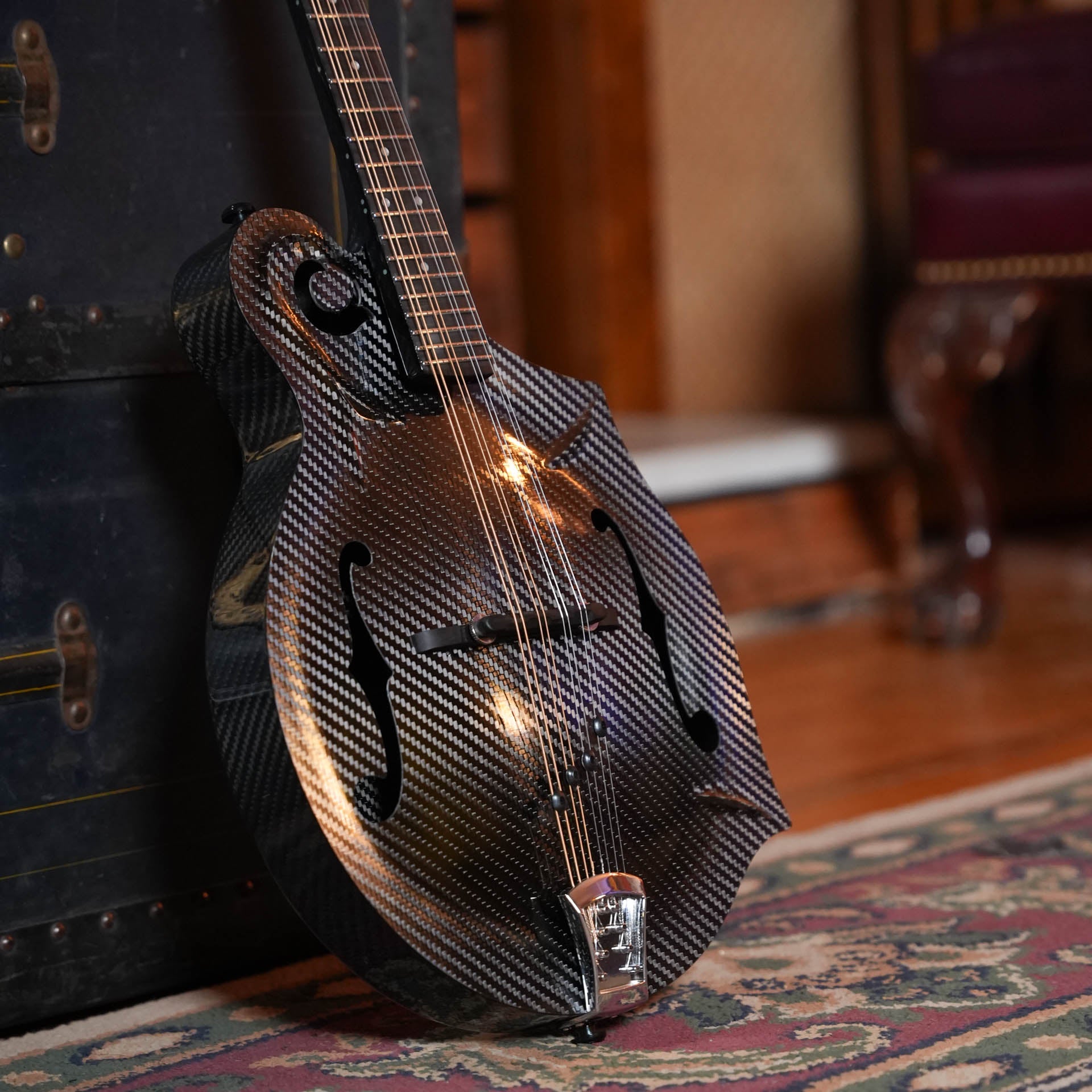 KLOS X_MF_DA Full Carbon Fiber F-Style Acoustic Mandolin #5148