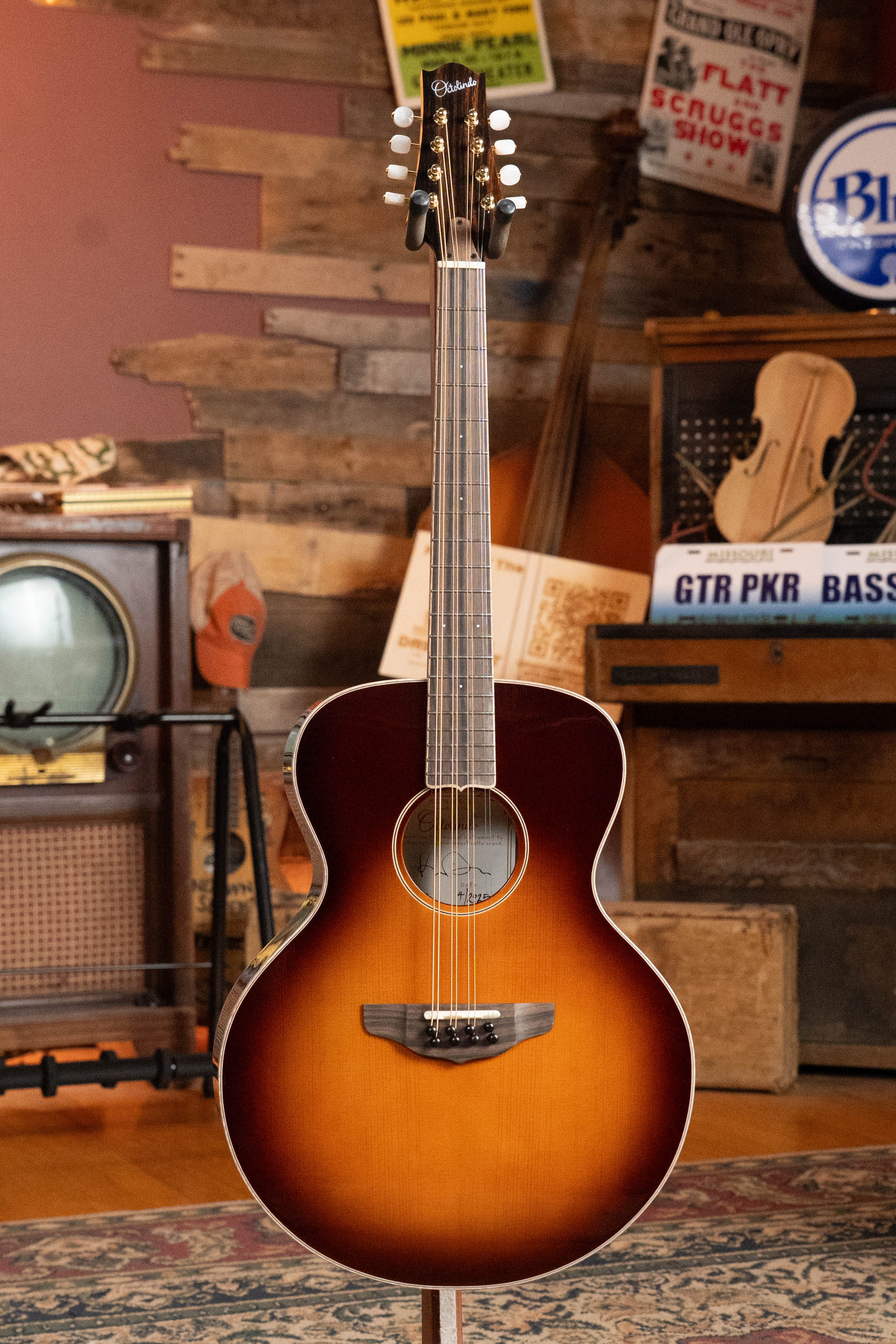 KR Strings S Deluxe Spruce/Rosewood Sunburst Octolindo