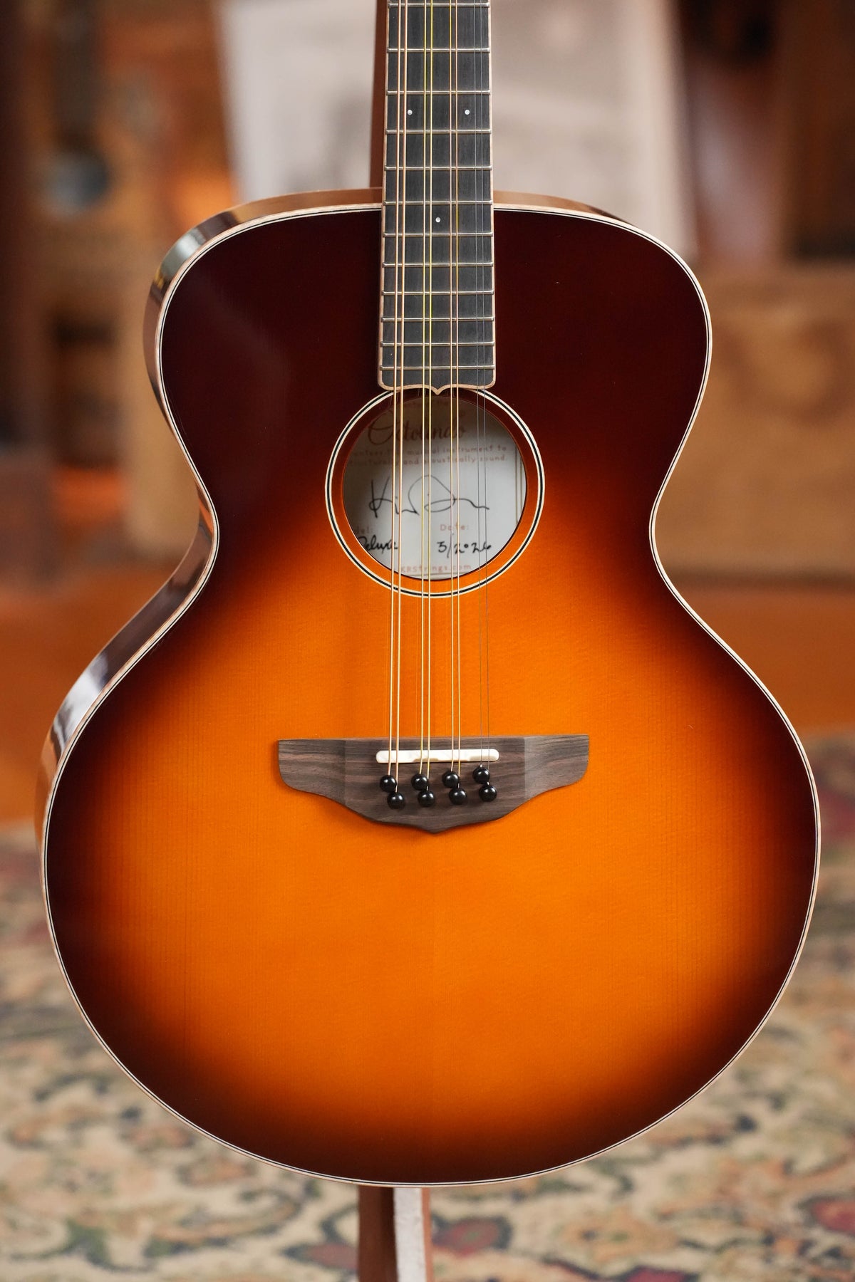 KR Strings S Deluxe Spruce/Rosewood Sunburst Octolindo #0002