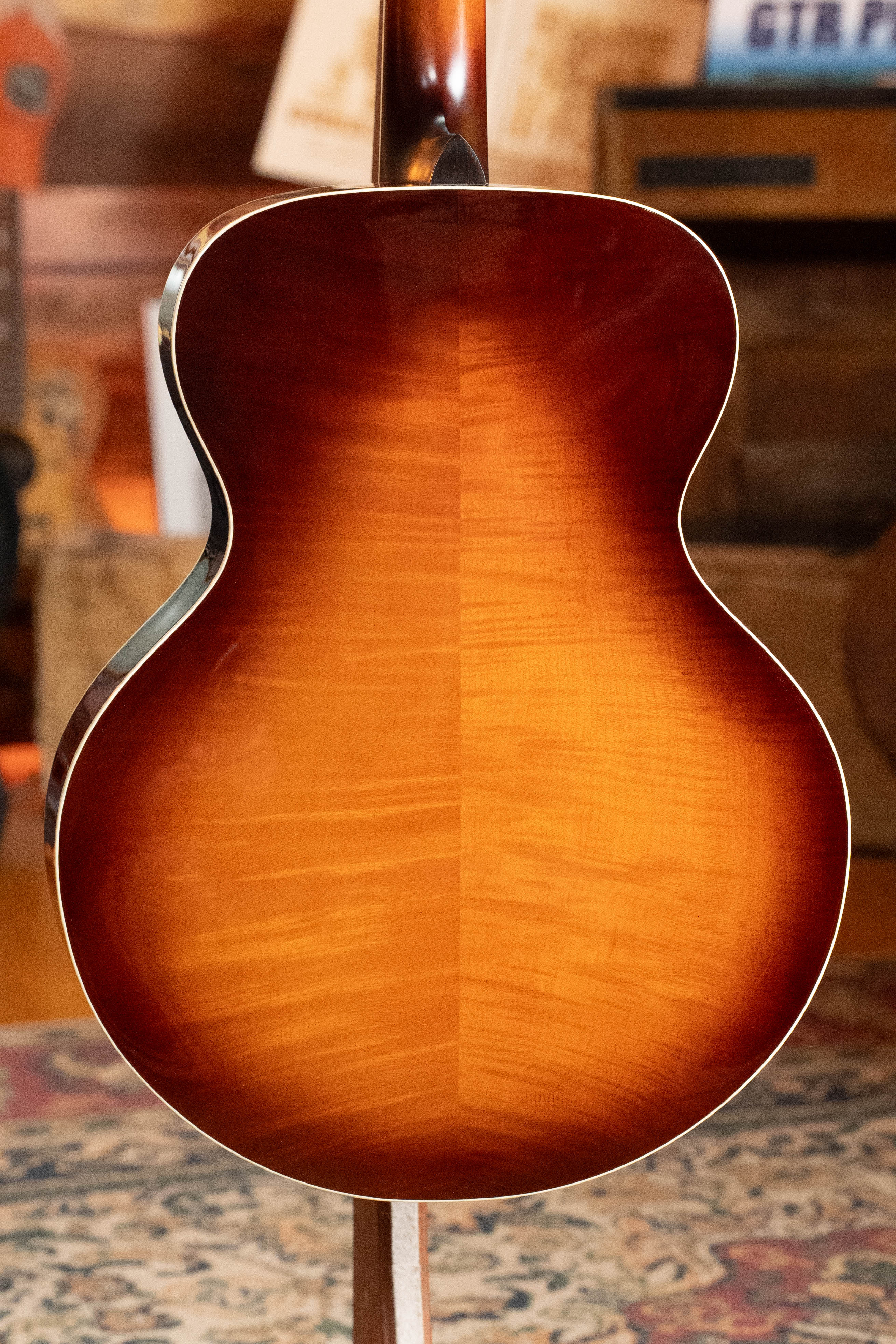 KR Strings "Moon" Spruce/Curly Maple F-Model Maestro Deluxe Sunburst Octolindo