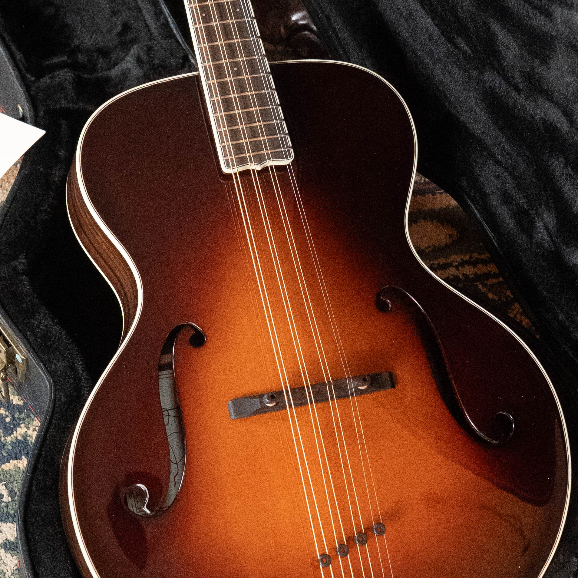 KR Strings "Moon" Spruce/Indian Rosewood F-Model Deluxe Sunburst Octolindo