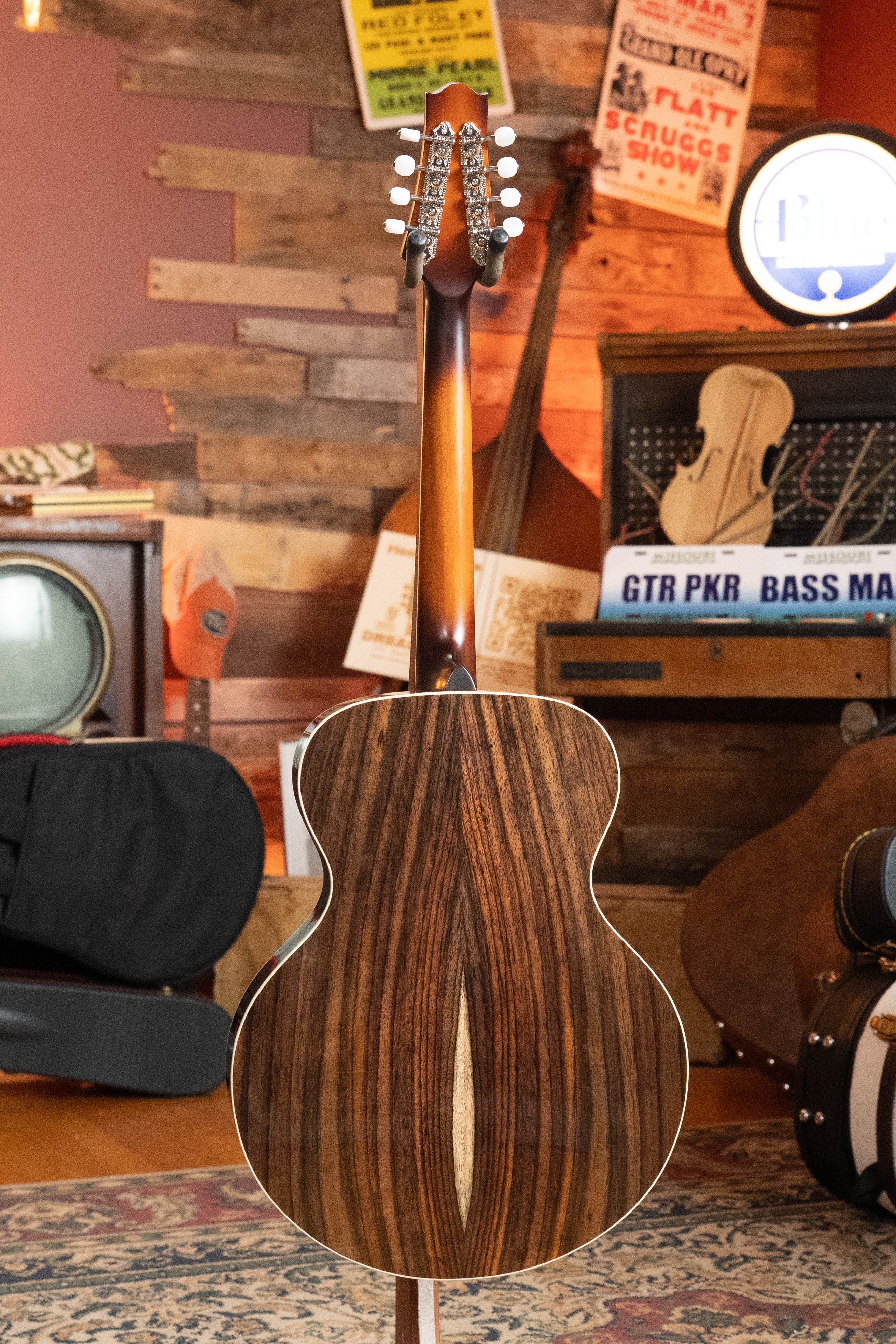 KR Strings "Moon" Spruce/Indian Rosewood F-Model Deluxe Sunburst Octolindo