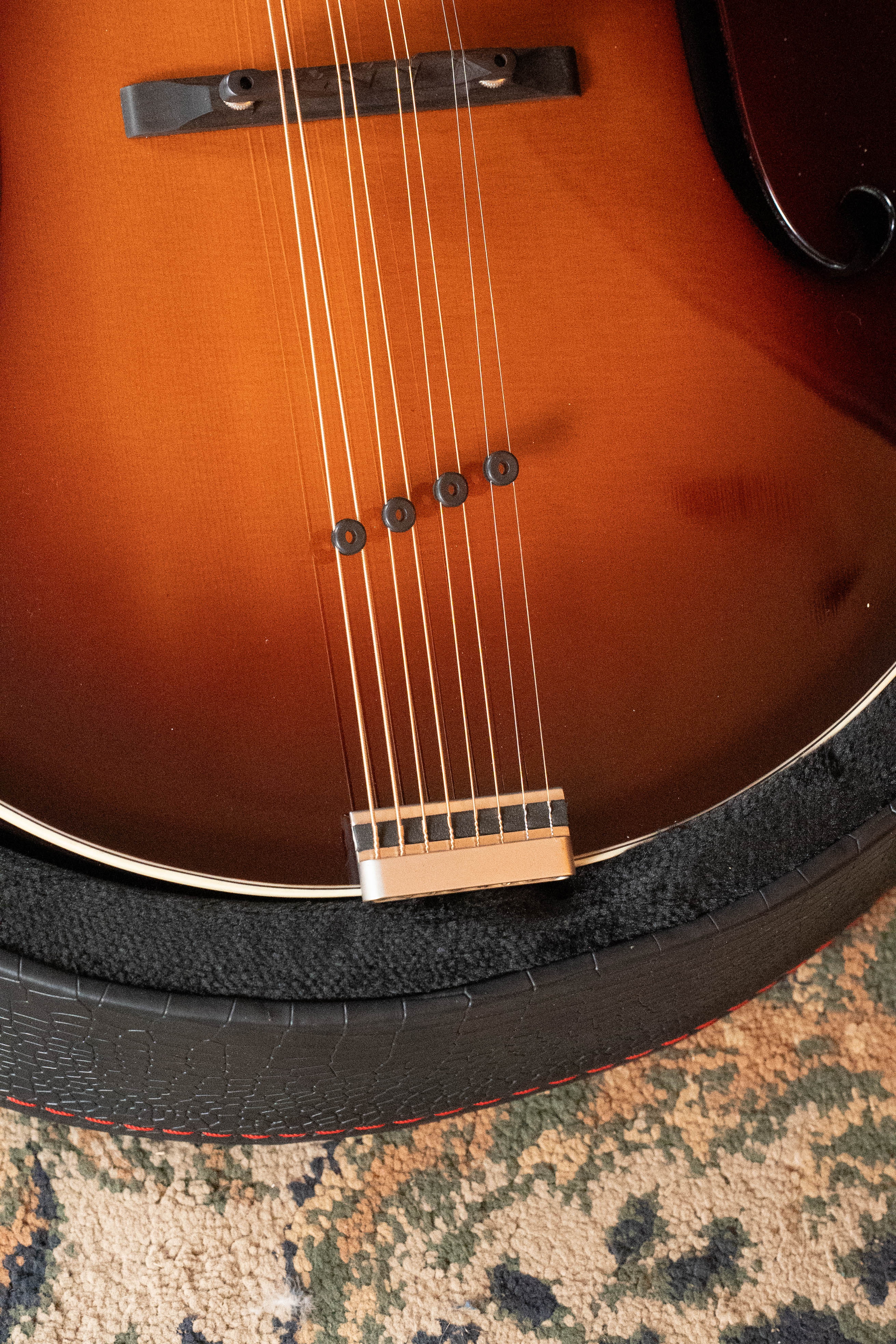 KR Strings "Moon" Spruce/Indian Rosewood F-Model Deluxe Sunburst Octolindo