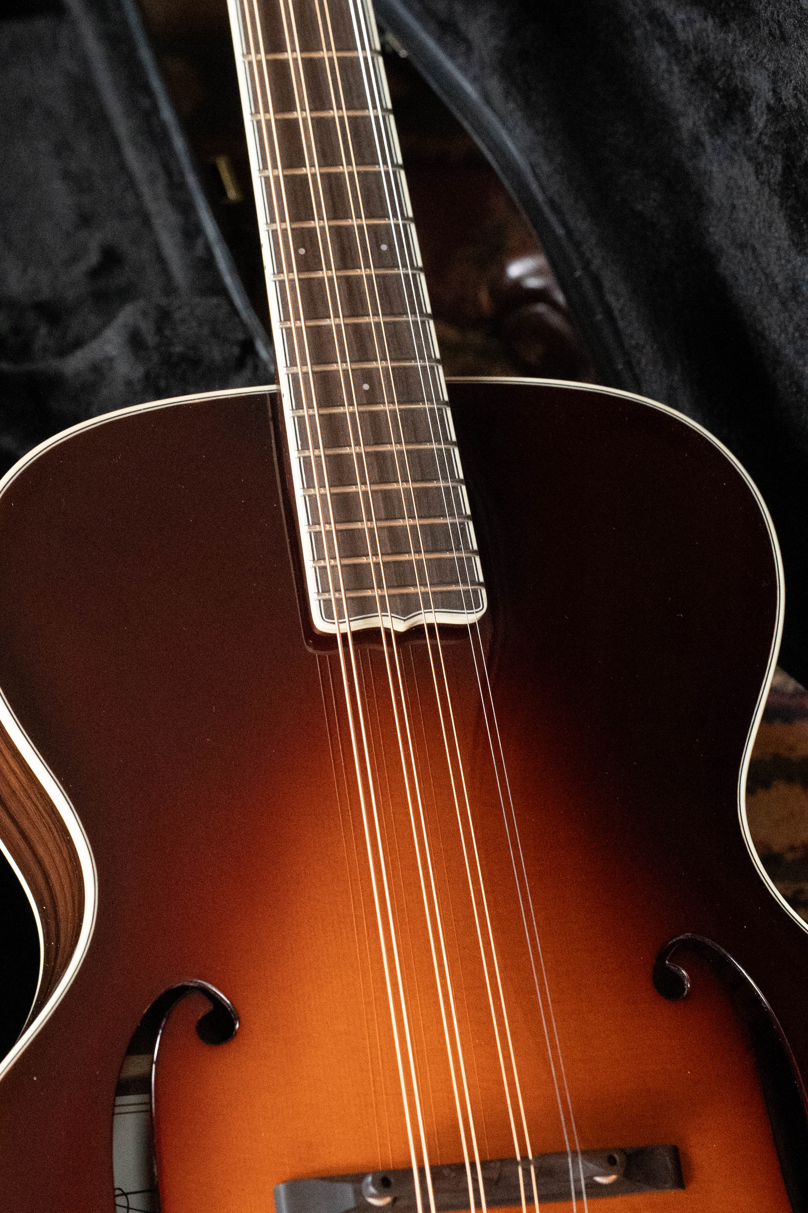 KR Strings "Moon" Spruce/Indian Rosewood F-Model Deluxe Sunburst Octolindo