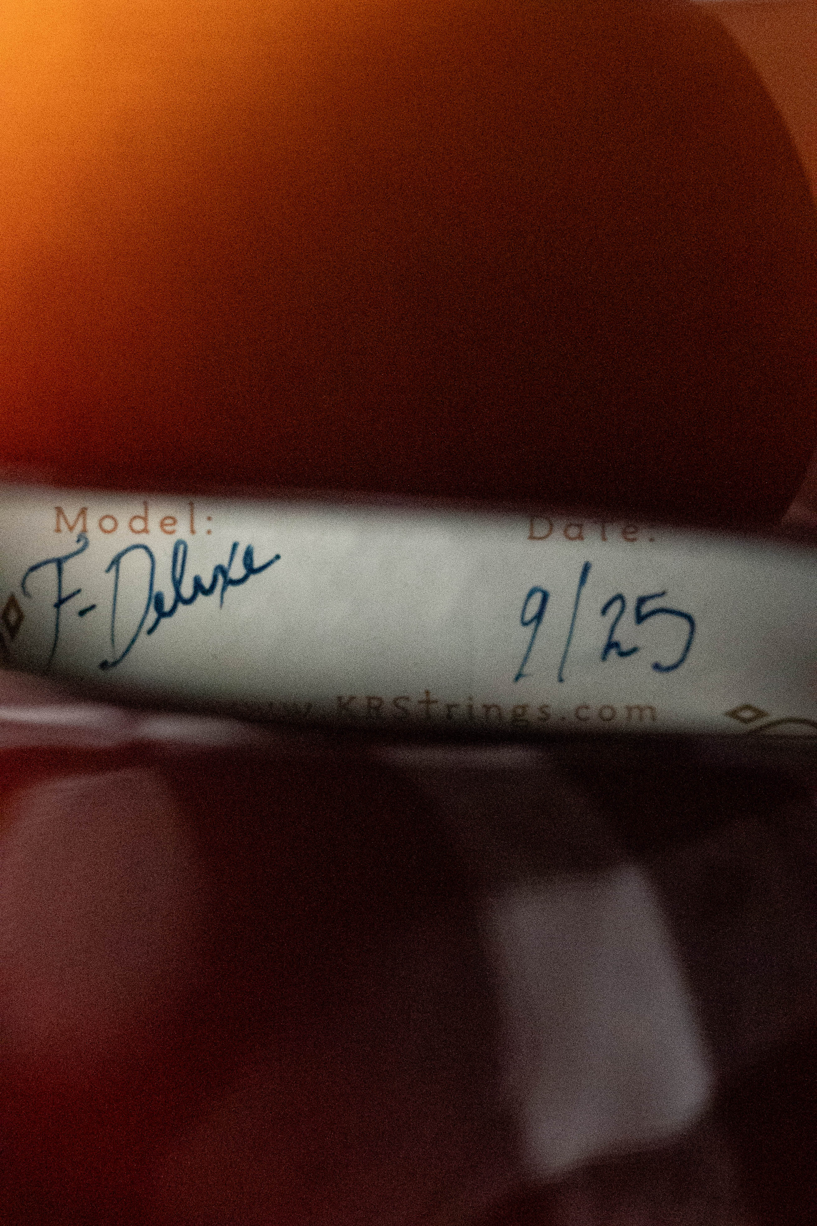 KR Strings "Moon" Spruce/Indian Rosewood F-Model Deluxe Sunburst Octolindo