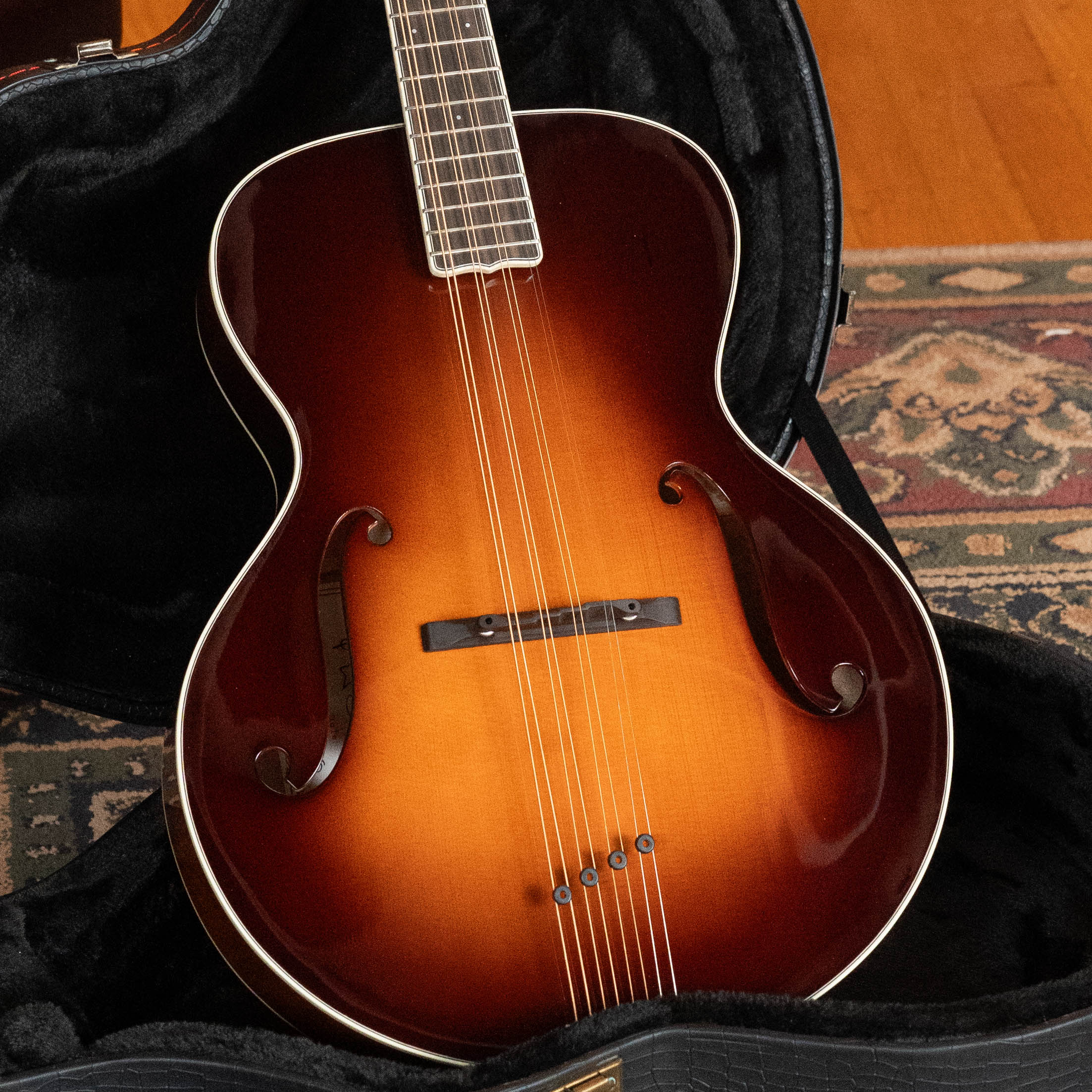 KR Strings "Moon" Spruce/Maple F-Model Deluxe Sunburst Octolindo