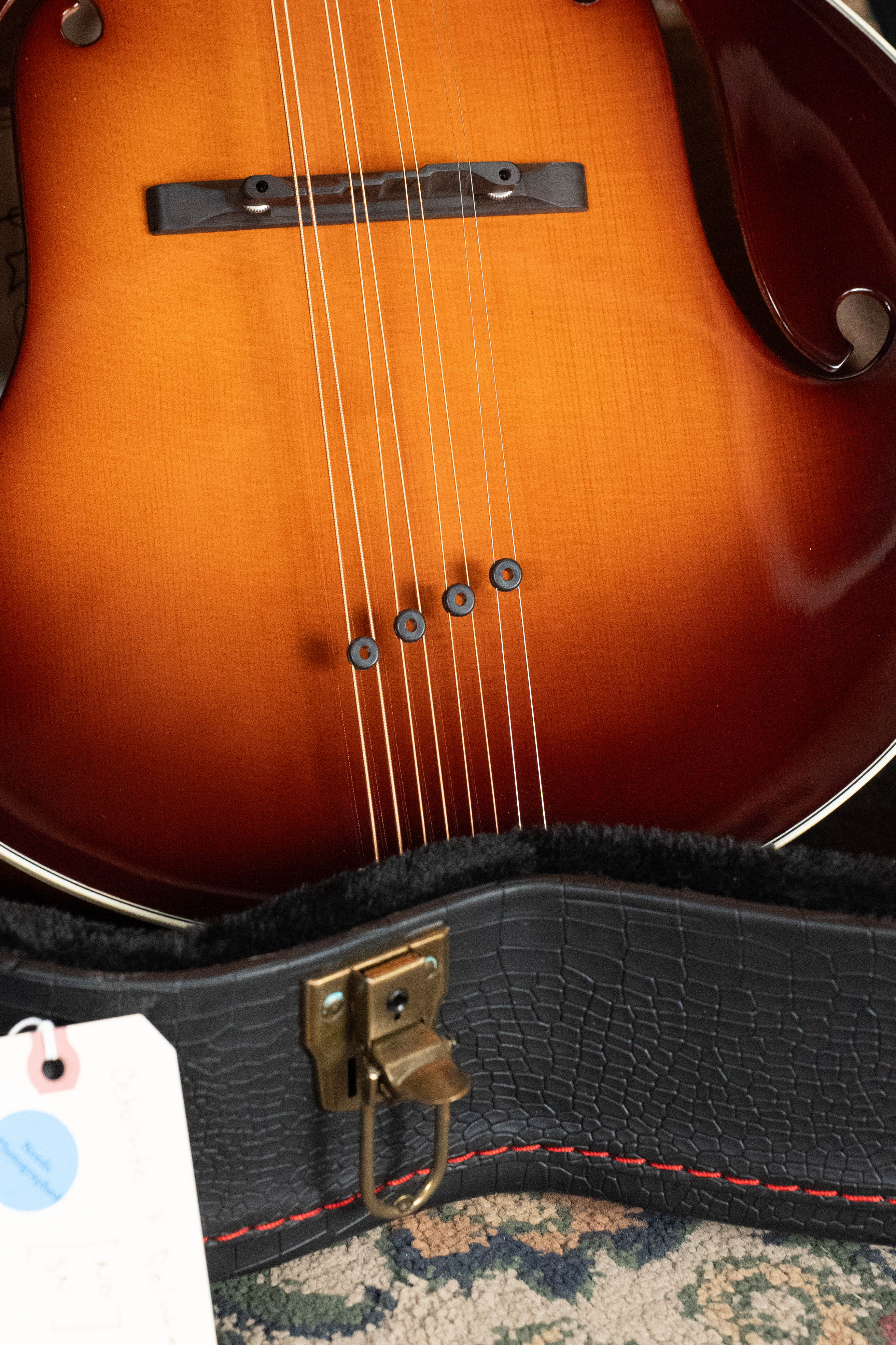 KR Strings "Moon" Spruce/Maple F-Model Deluxe Sunburst Octolindo