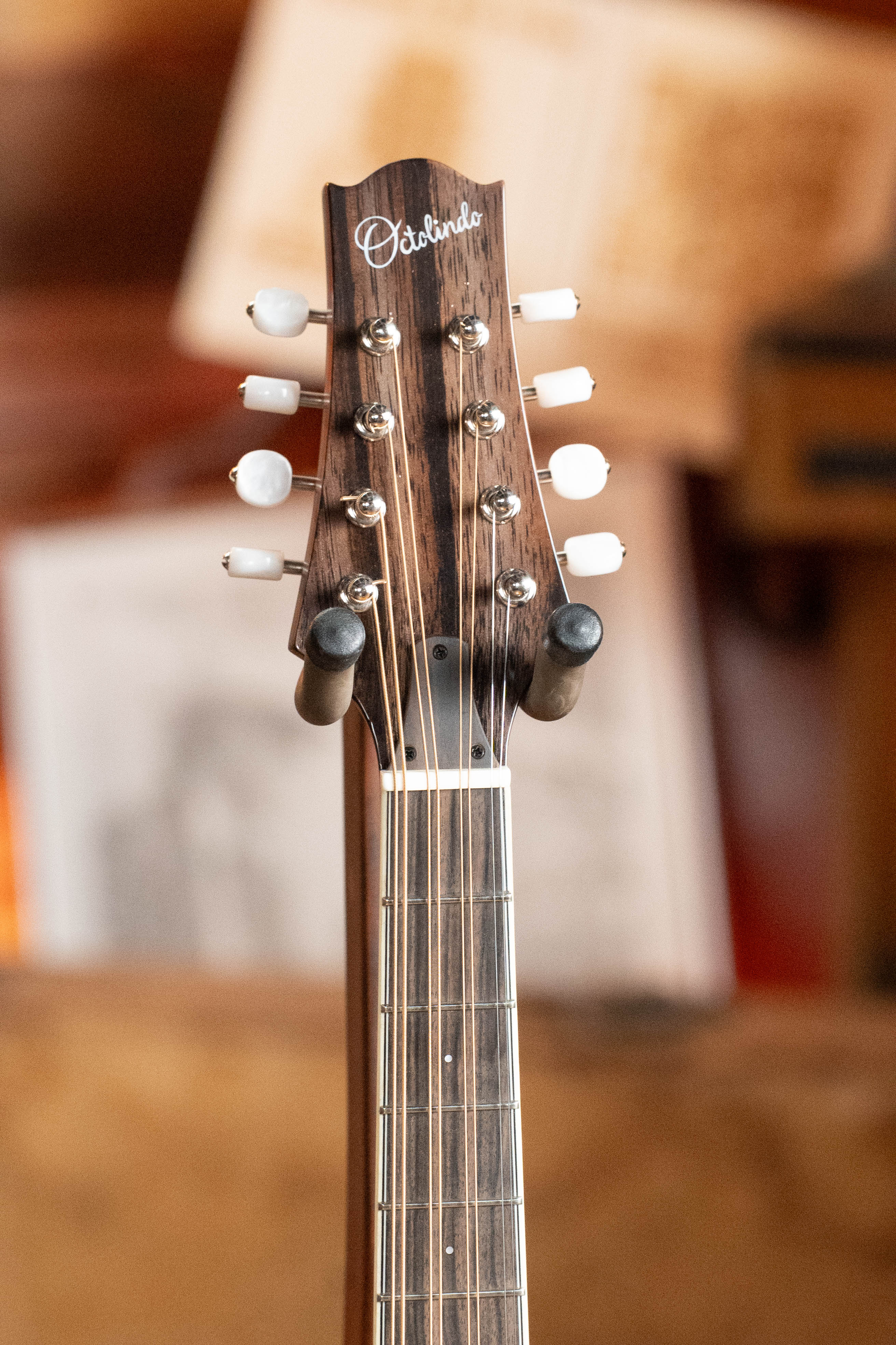 KR Strings "Moon" Spruce/Maple F-Model Deluxe Sunburst Octolindo