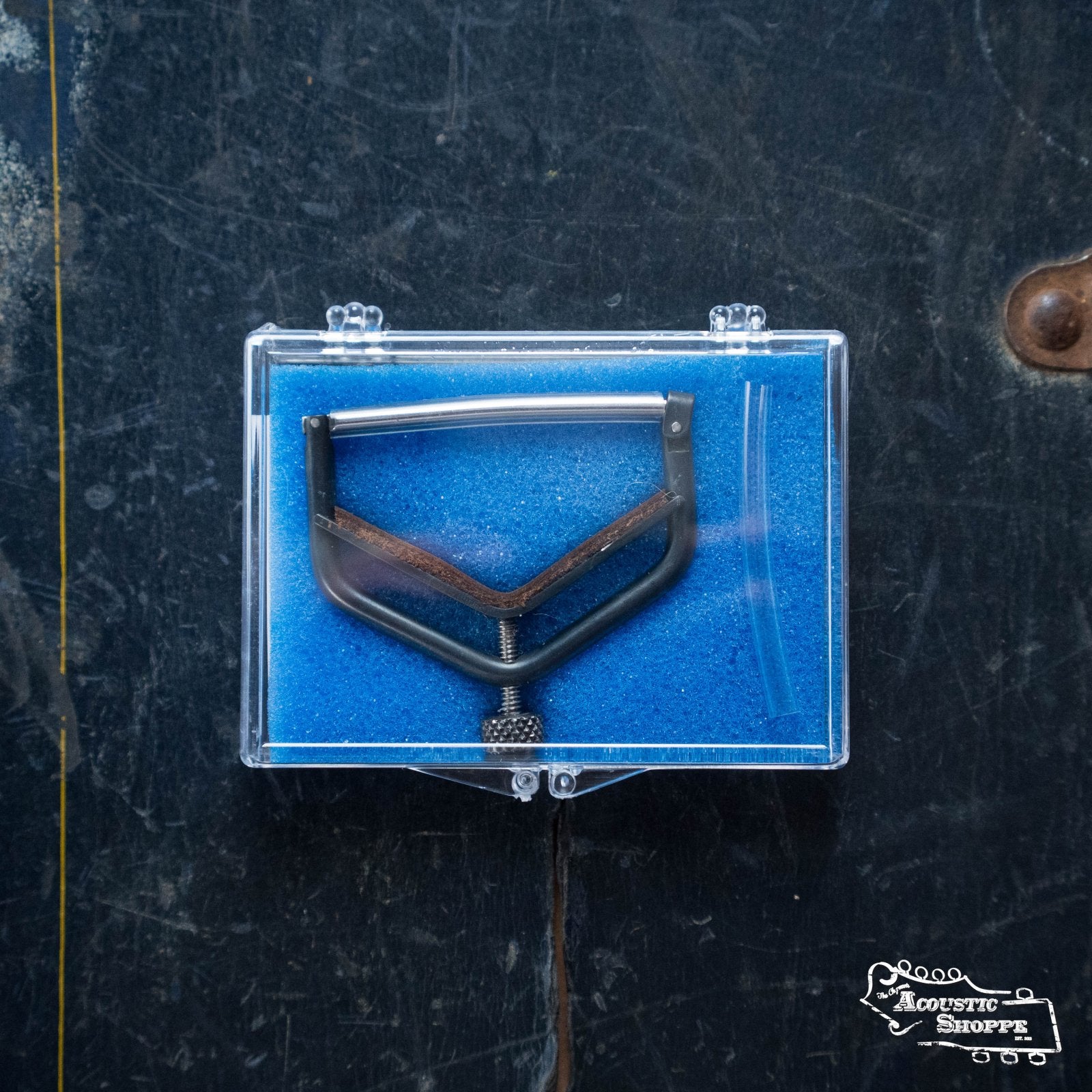 Kat Eyz Gunmetal Steel 16" Radius Guitar Capo (3/8 TS)