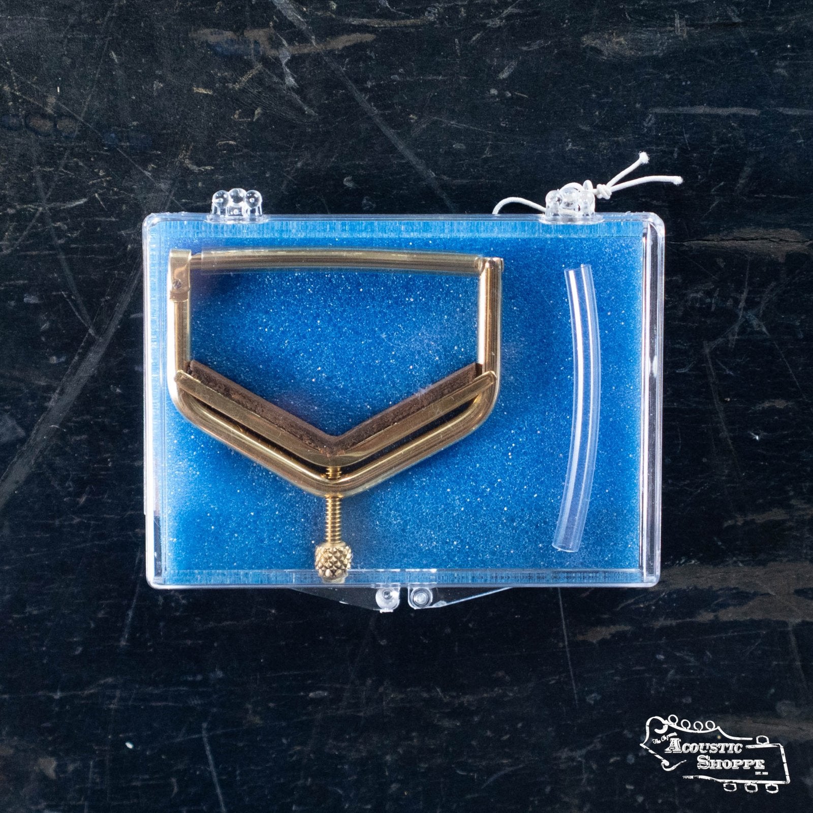 Kat Eyz Brass 16" Radius Guitar Capo (1/4 TS)