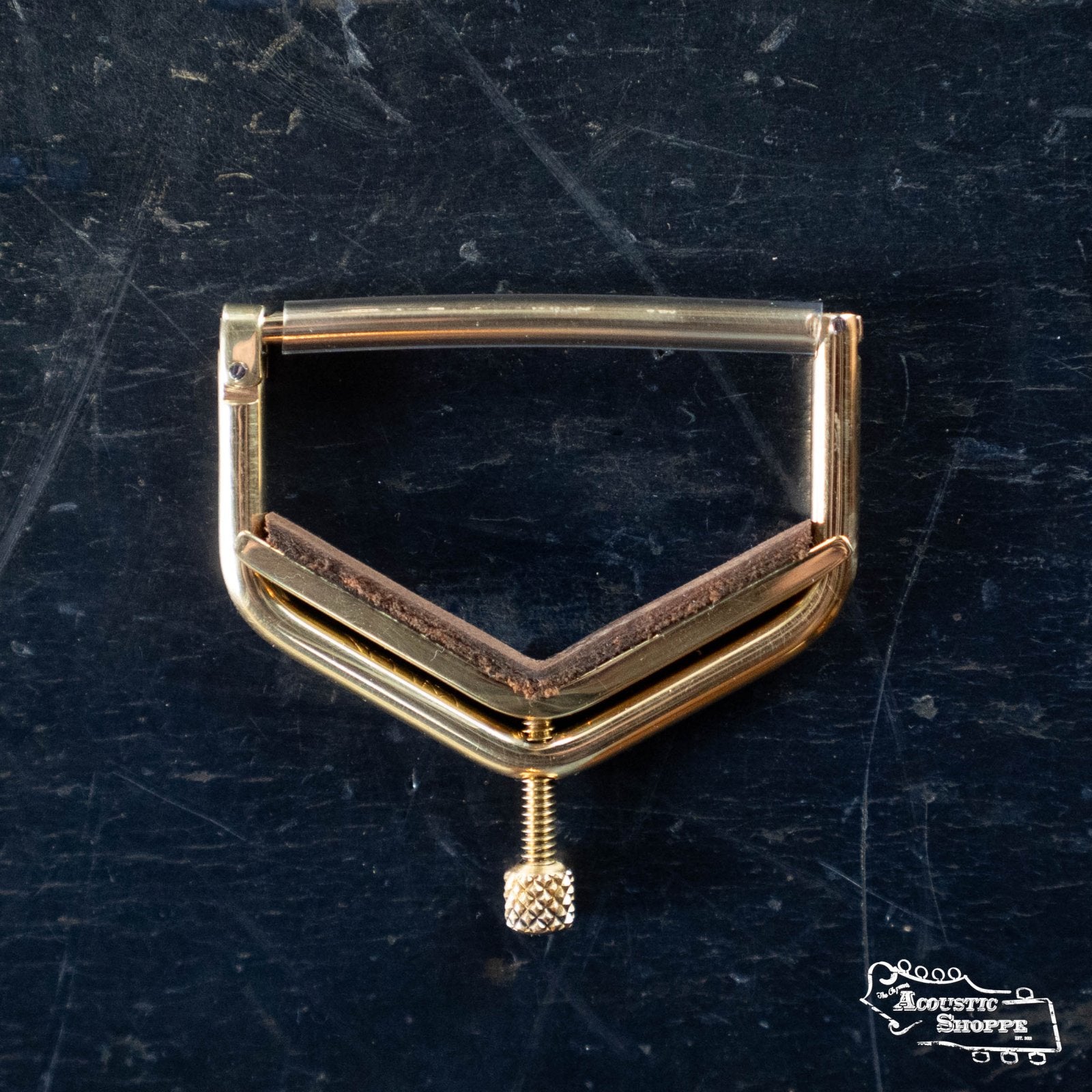 Kat Eyz Brass 16" Radius Guitar Capo (1/4 TS)