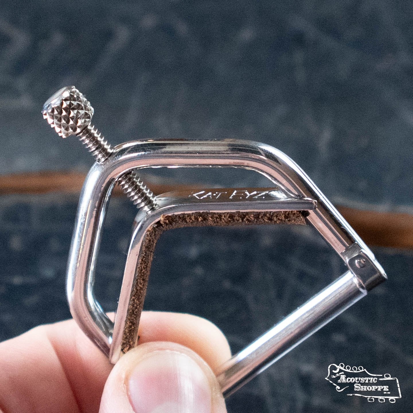 Kat Eyz Stainless Steel 0" Radius Banjo Capo (1/4 TS)