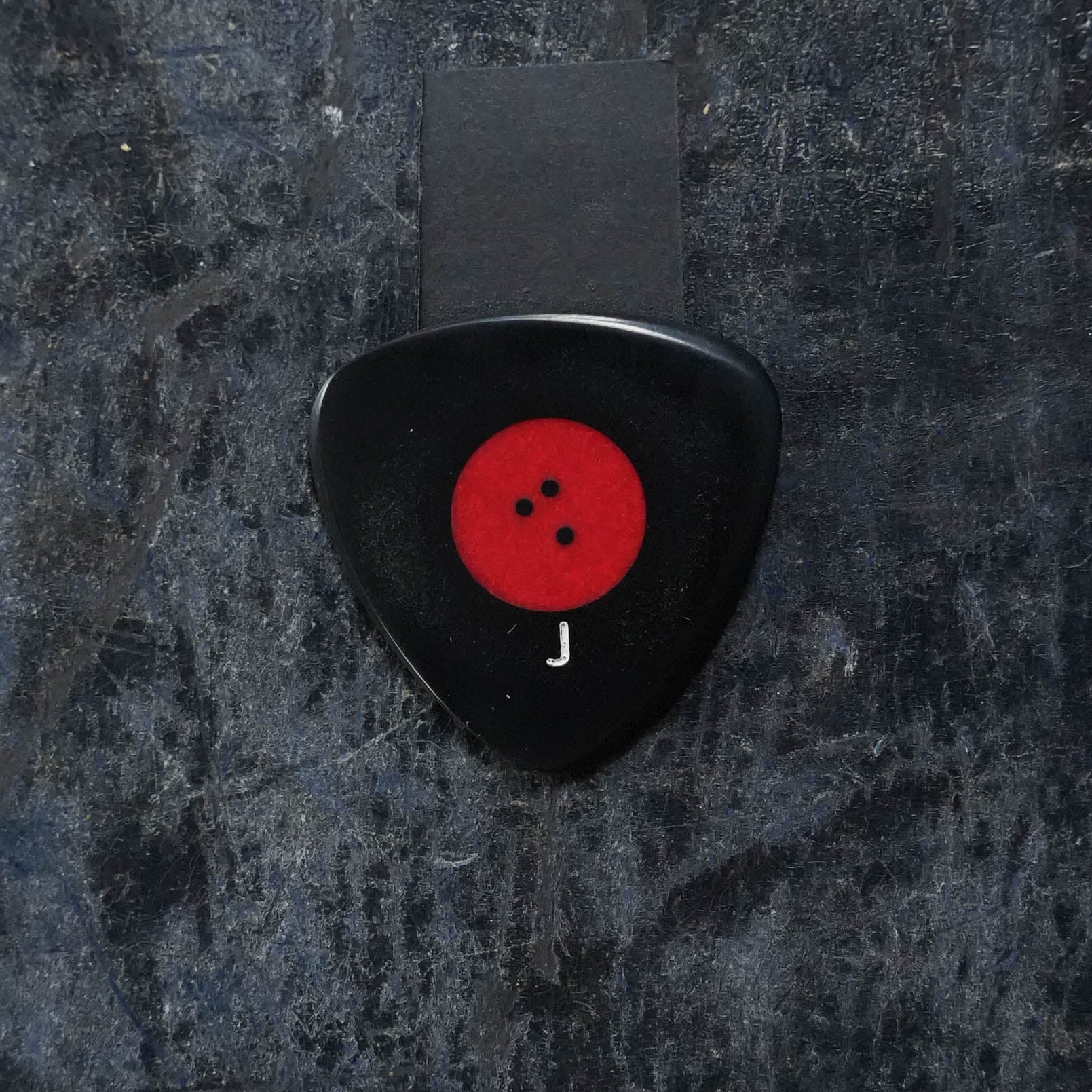 Dr. Herringbone Kingpin Vulcanite Rounder Pick - Jumbo