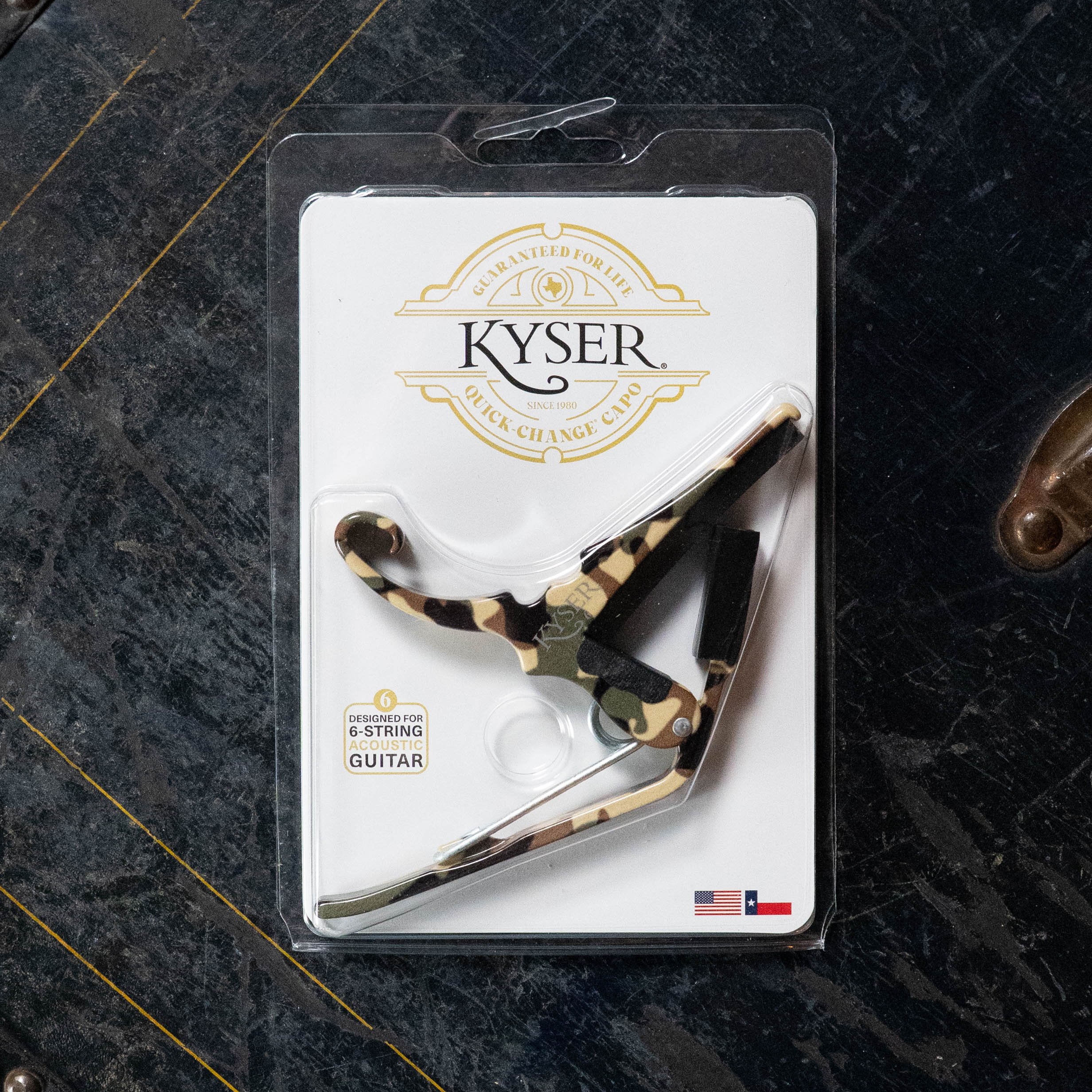 Kyser 6 String Quick Change Camo 2.0 Guitar Capo