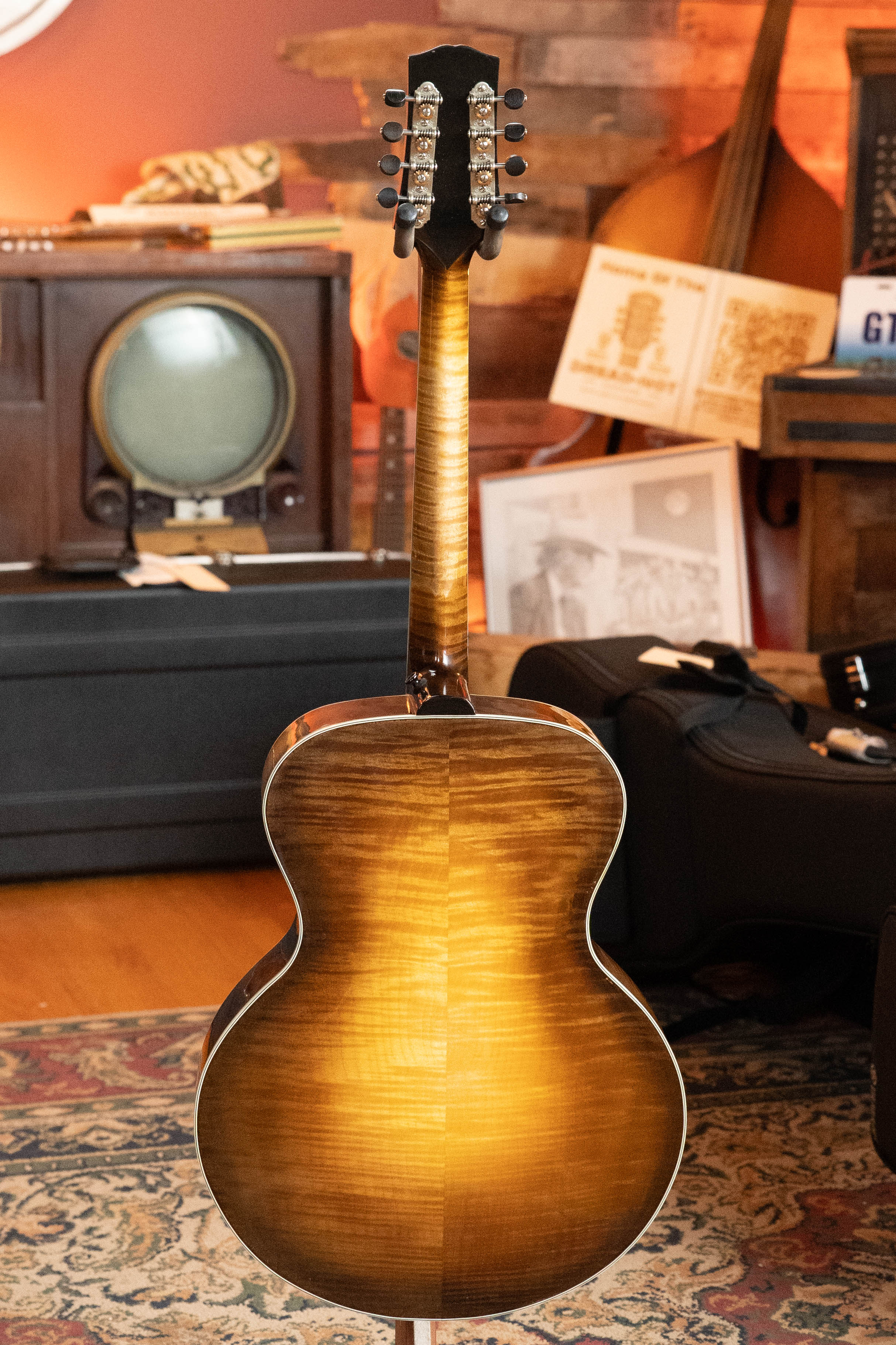 Cedar Mountain 2024 Engelmann Spruce/Big Leaf Maple Black Top Octave Mandolin w/Tobacco Sunburst #3069