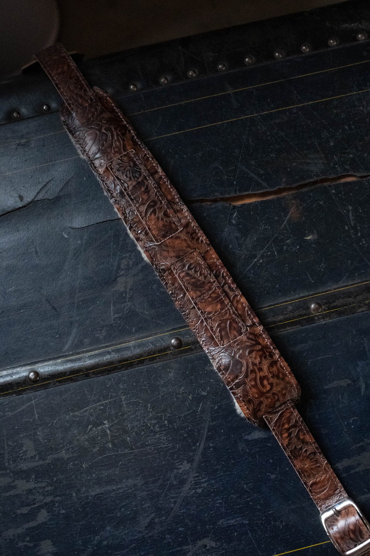 Levy's Leather Reiner Deluxe Series Guitar Strap - Brown