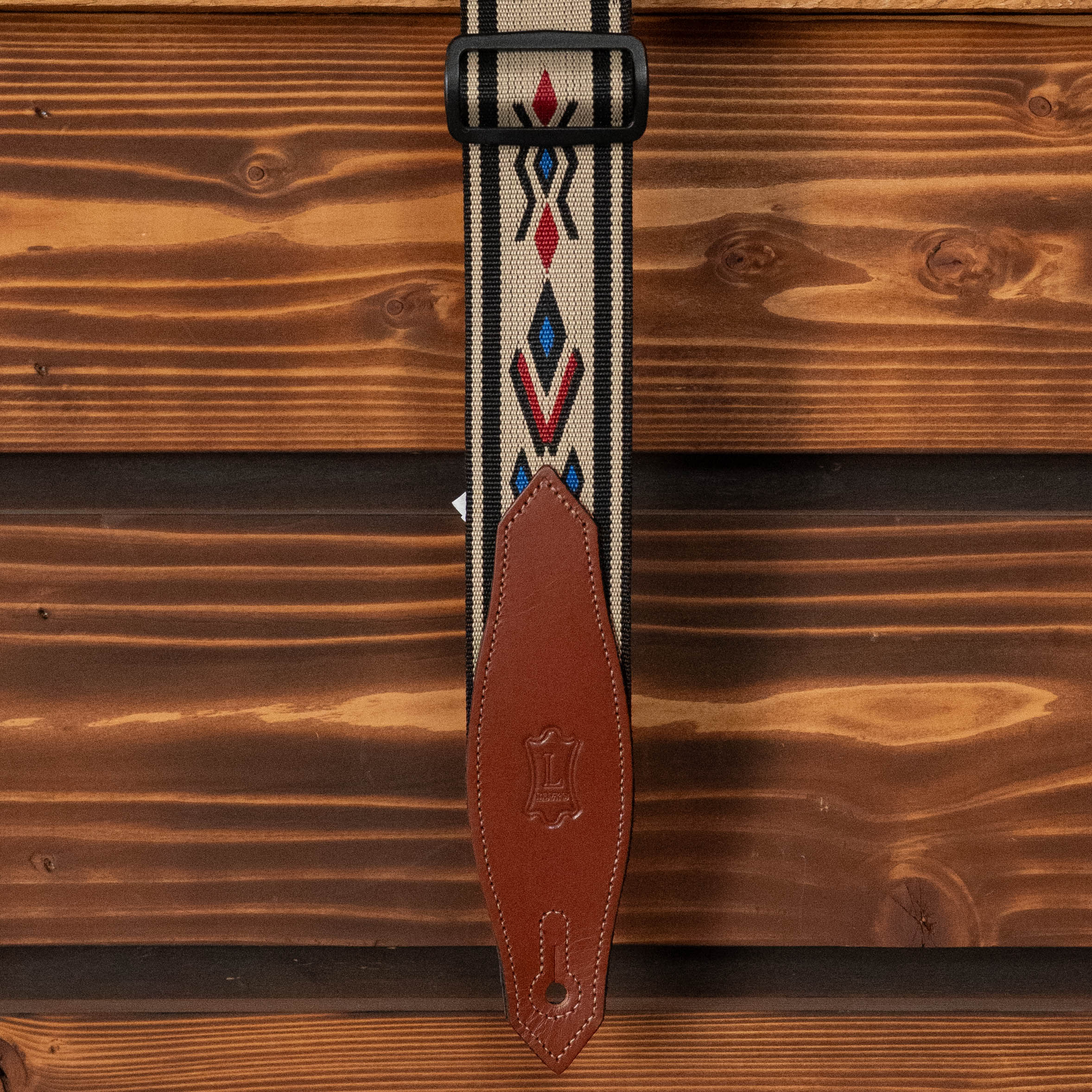 Levy's Tribal Rhythms Series 2" Blue Diamond Guitar Strap