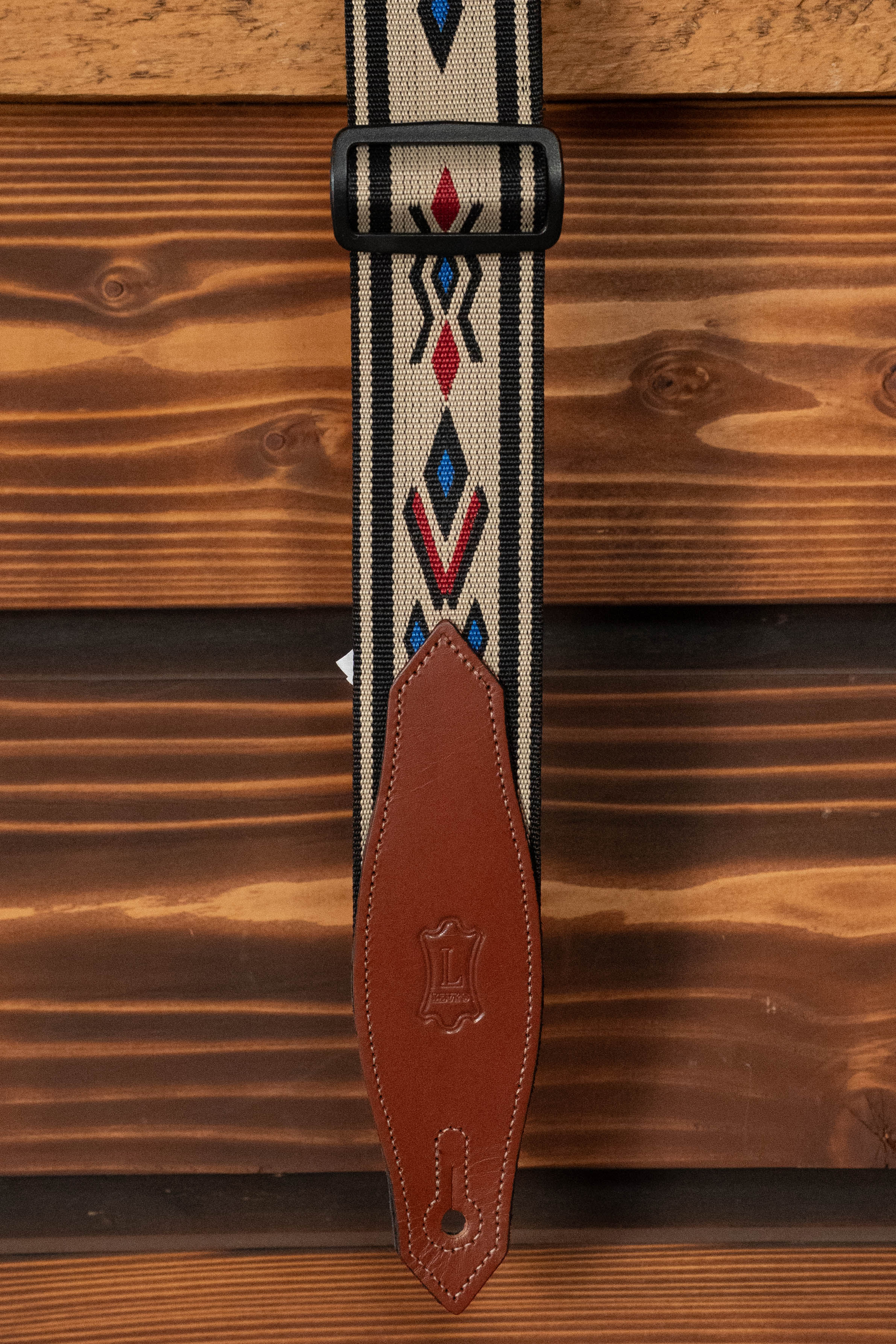 Levy's Tribal Rhythms Series 2" Blue Diamond Guitar Strap