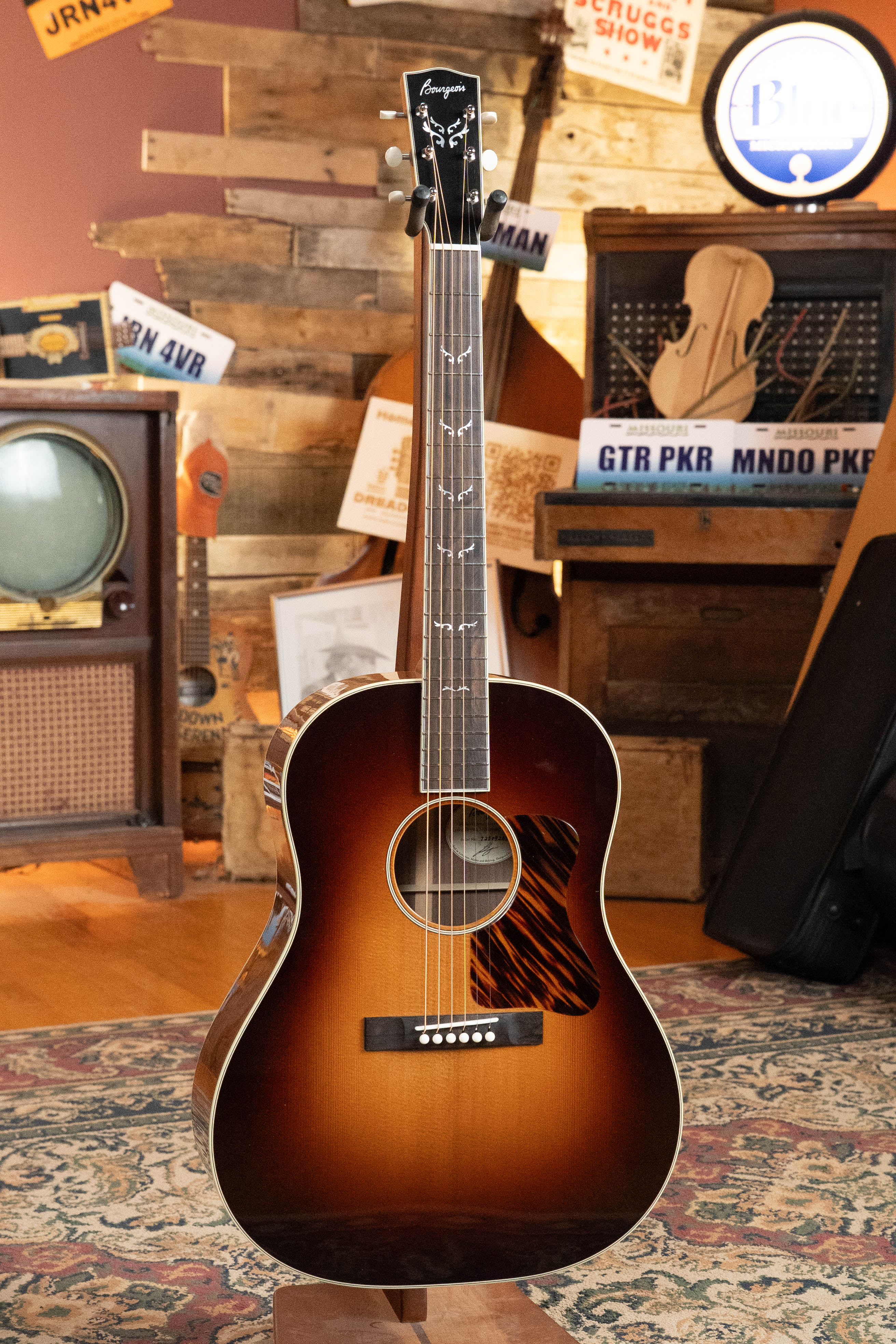 *New 2026 NAMM Model* Bourgeois Limited Edition Luke Bryan Touchstone Series Aged Tone Sitka/Walnut Slope Shoulder Dreadnought Acoustic Guitar #9243