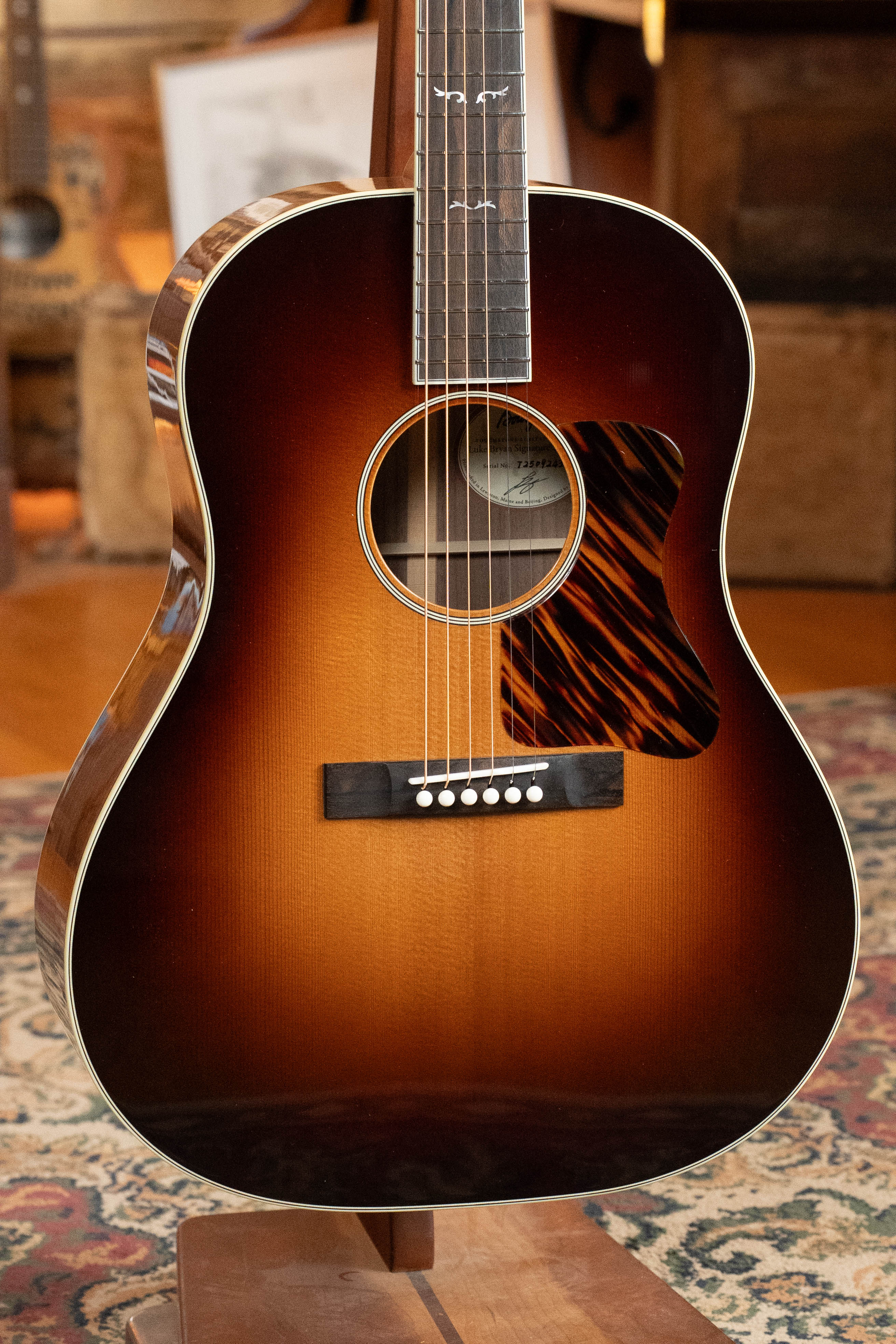 *New 2026 NAMM Model* Bourgeois Limited Edition Luke Bryan Touchstone Series Aged Tone Sitka/Walnut Slope Shoulder Dreadnought Acoustic Guitar #9243
