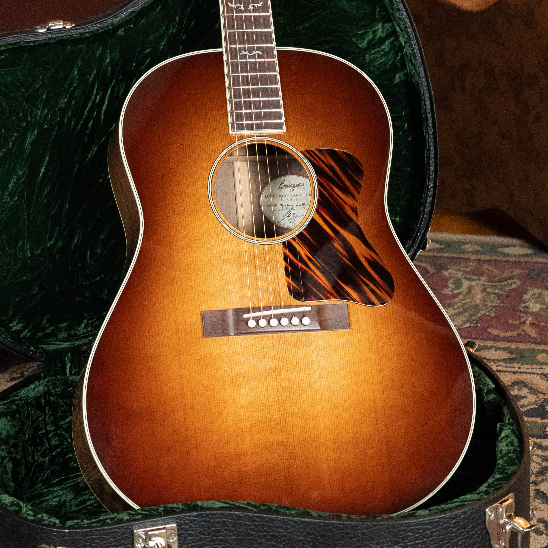 *New 2026 NAMM Model* Bourgeois Limited Edition Luke Bryan The Standard Series Aged Tone Adirondack/Black Walnut Slope Shoulder Dreadnought Acoustic Guitar #1146