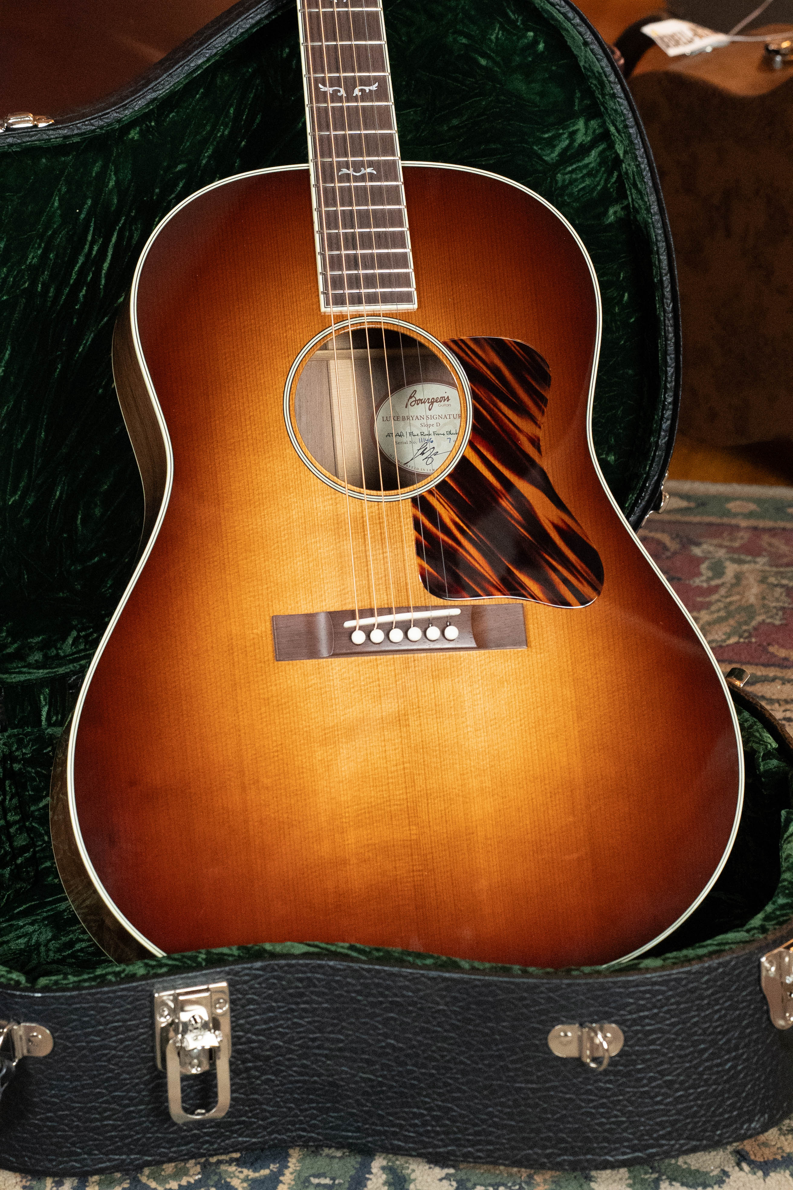 *New 2026 NAMM Model* Bourgeois Limited Edition Luke Bryan The Standard Series Aged Tone Adirondack/Black Walnut Slope Shoulder Dreadnought Acoustic Guitar #1146