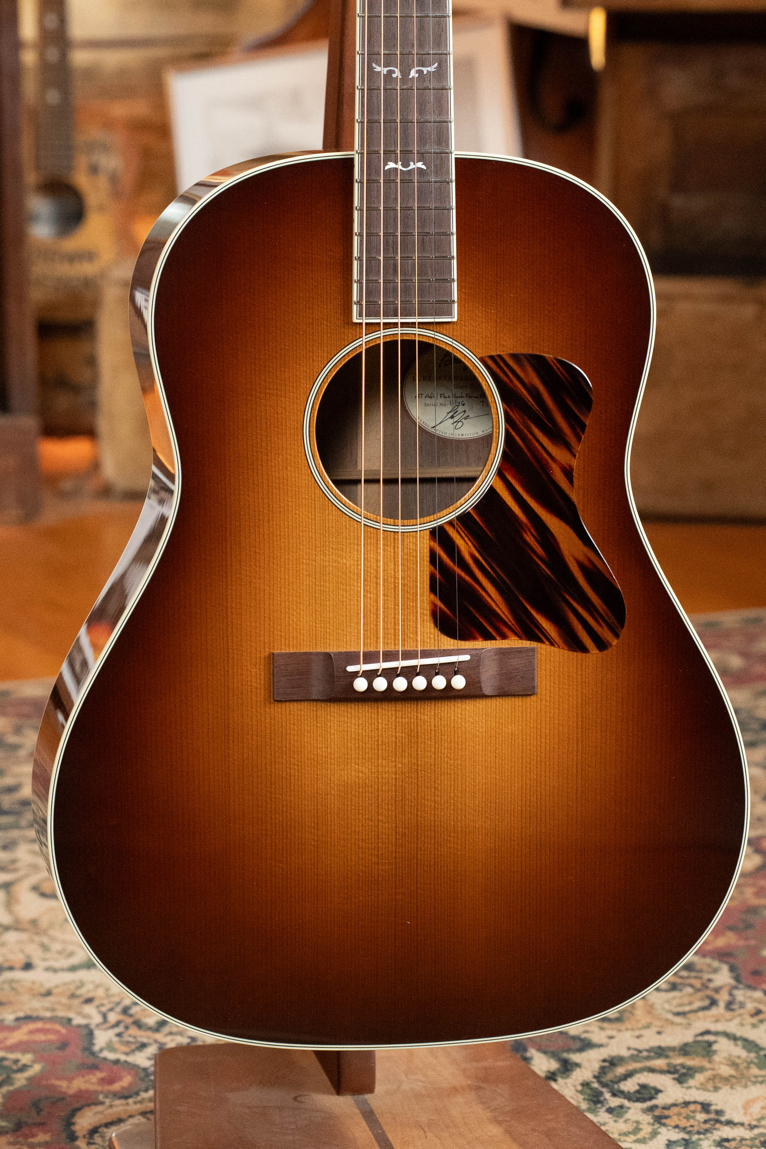 *New 2026 NAMM Model* Bourgeois Limited Edition Luke Bryan The Standard Series Aged Tone Adirondack/Black Walnut Slope Shoulder Dreadnought Acoustic Guitar #1146