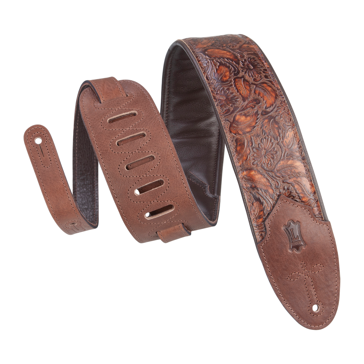 Levy's Sundance Series M4WP-006 Geranium Whiskey guitar strap