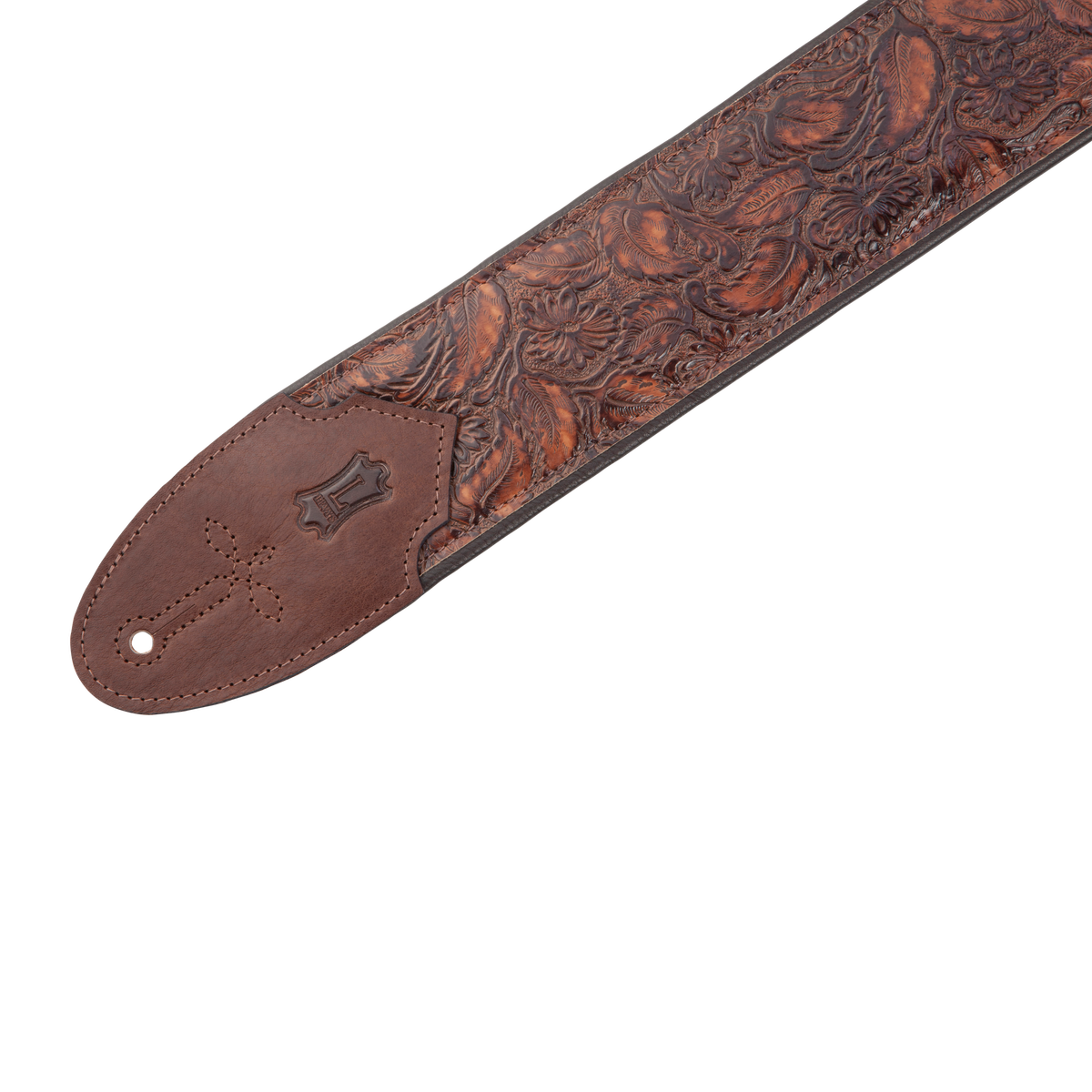Levy's Sundance Series M4WP-006 Geranium Whiskey strap embossing