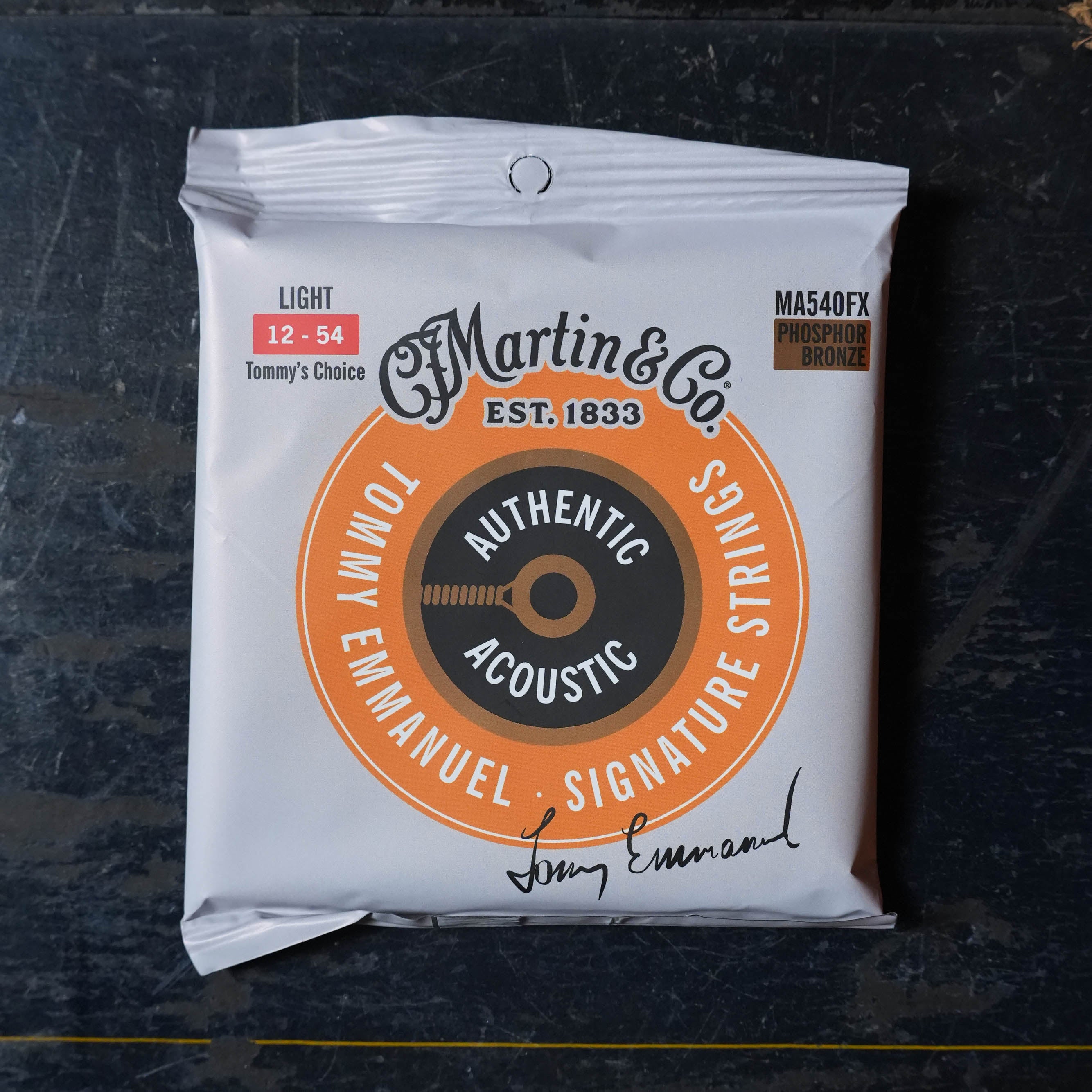Martin Authentic Acoustic Phosphor Bronze Light Guitar Strings - Tommy's Choice