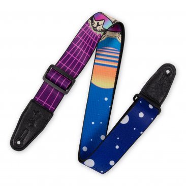 Levy's Polyester Guitar Strap, Cyber Cat (MPD2-119)