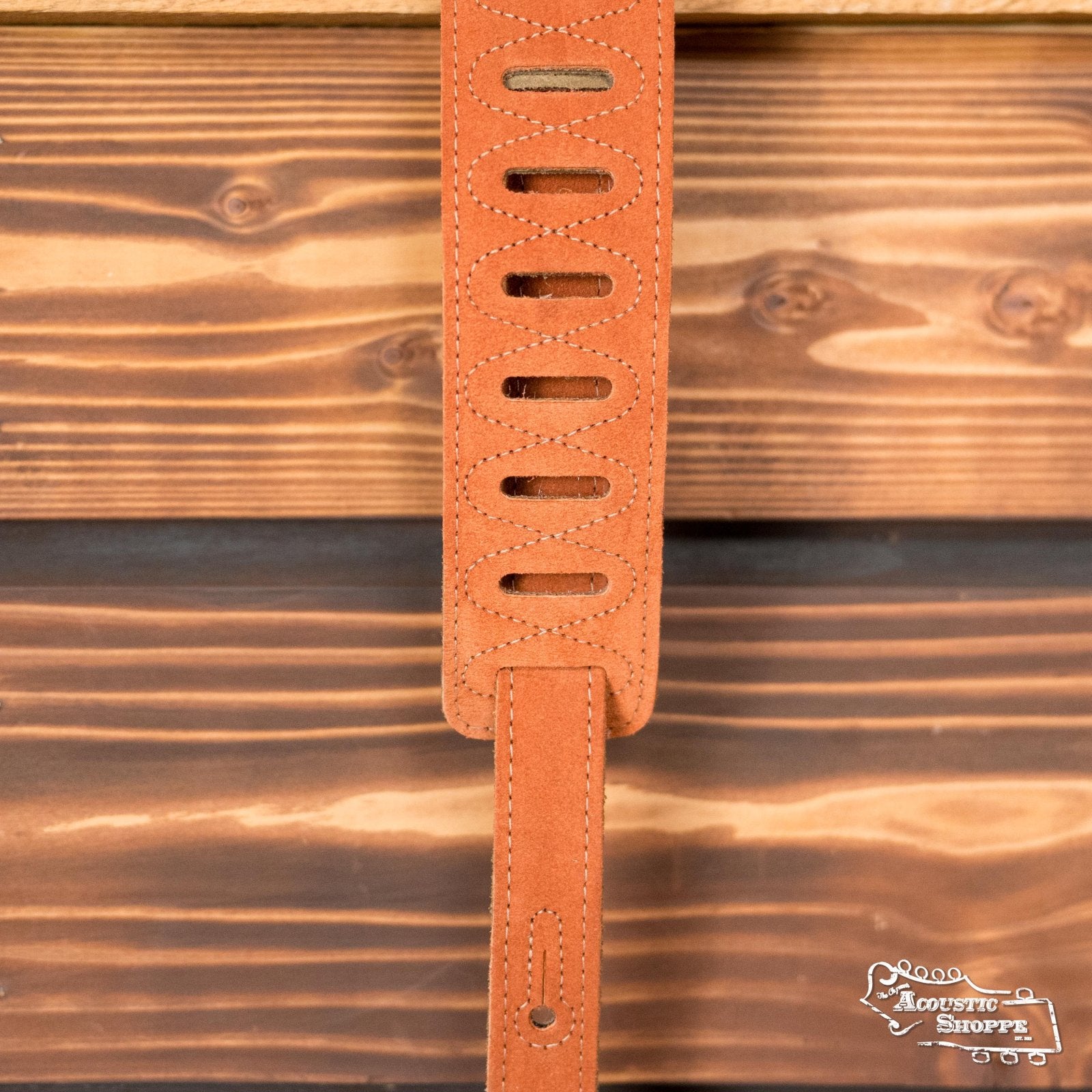 Levy's Simple Suede Series MS26-CPR 2 1/2" Wide Copper Suede Guitar Strap