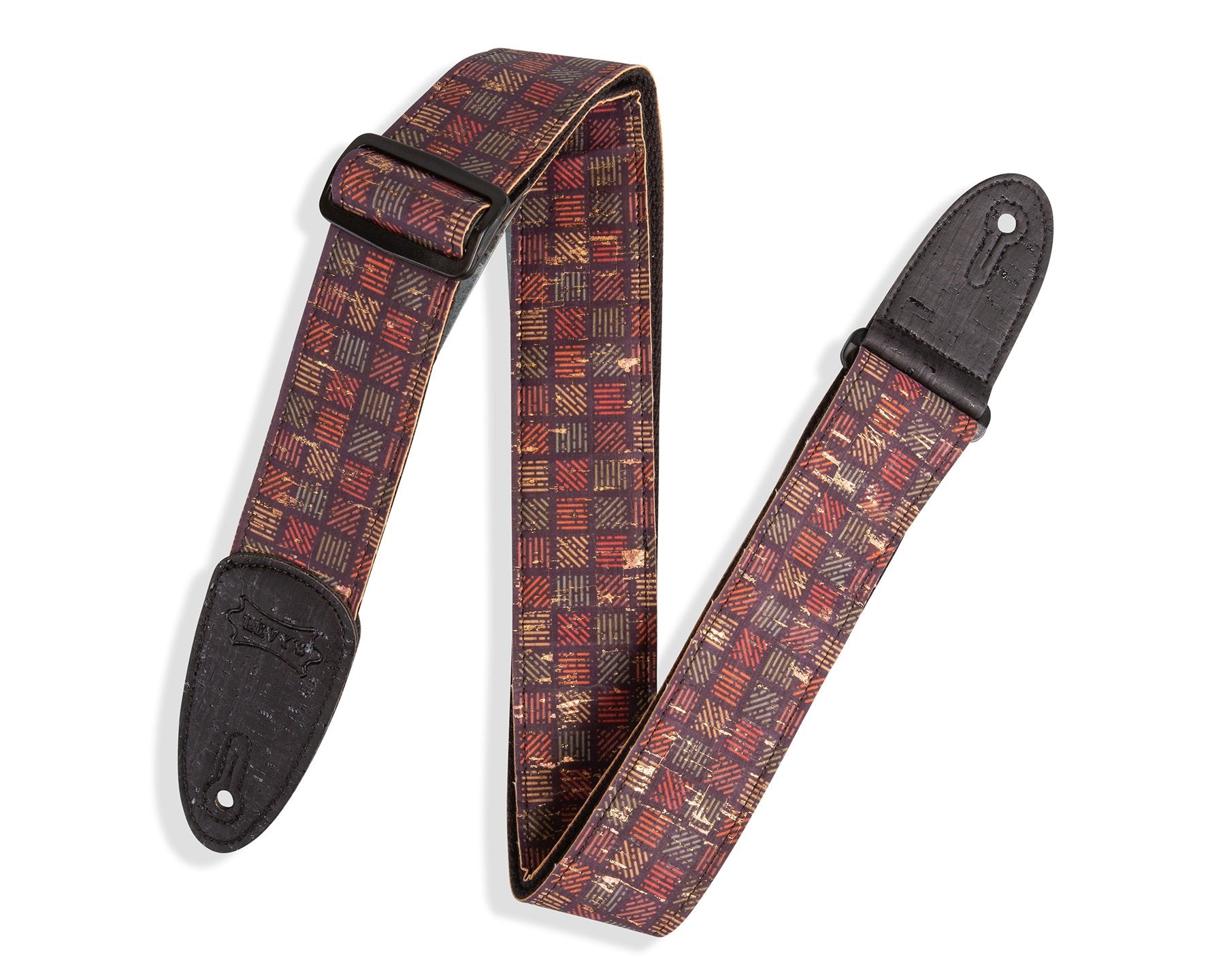 Levy's 2" Cork Guitar Strap in Orleans Print (MX8-004)