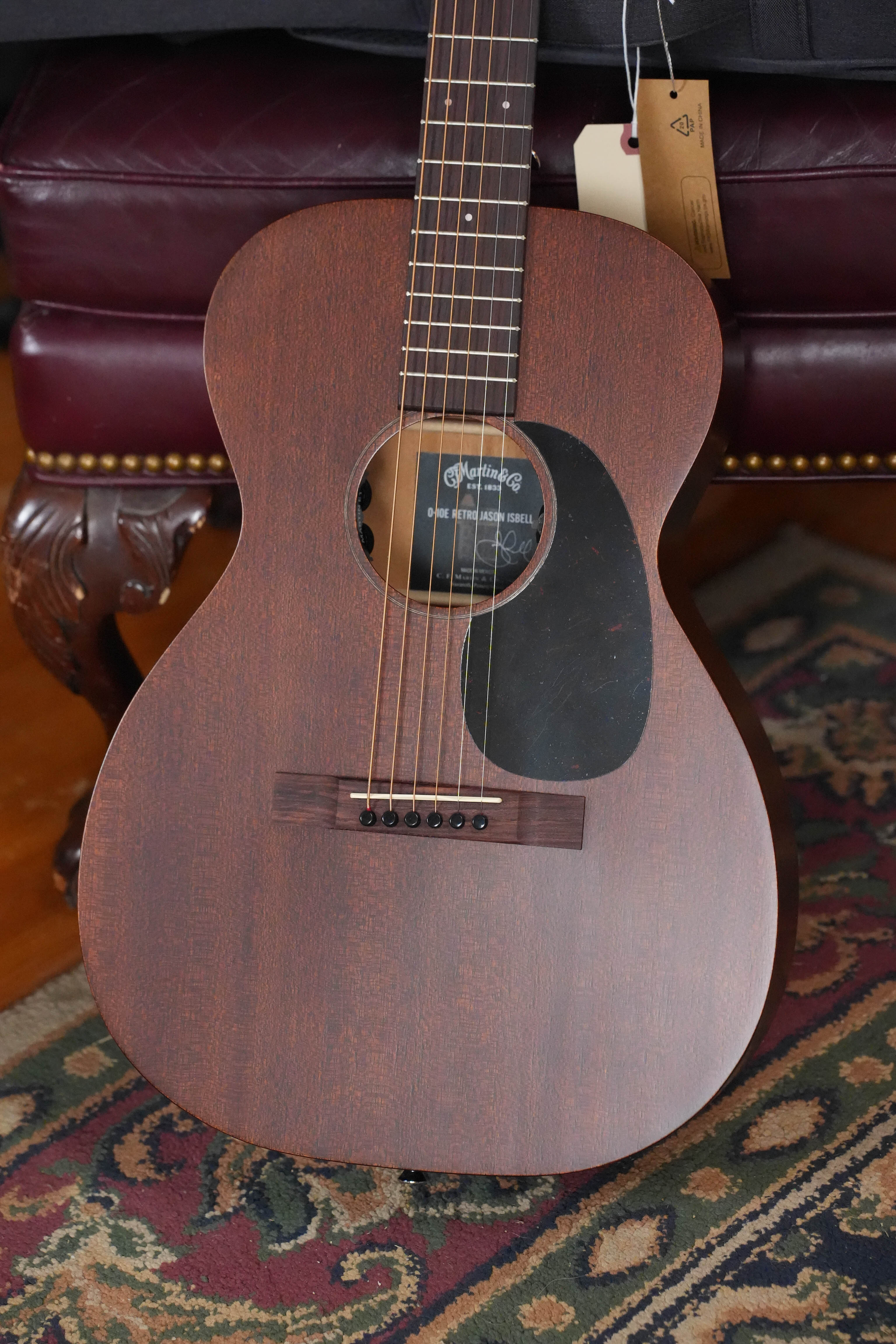 Martin 0-10E Retro Jason Isbell All Mahogany Single O Acoustic Guitar W/Martin Electronics #9573