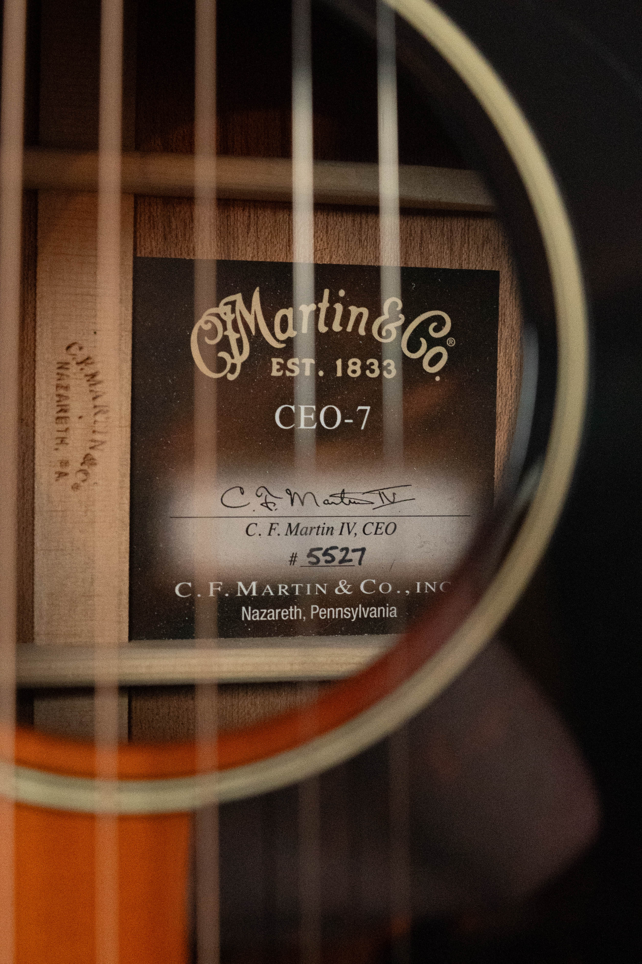 *Dread-Not Certified Used* Martin CEO-7 Adirondack/Mahogany OO Autumn Sunset Burst Acoustic Guitar #0522